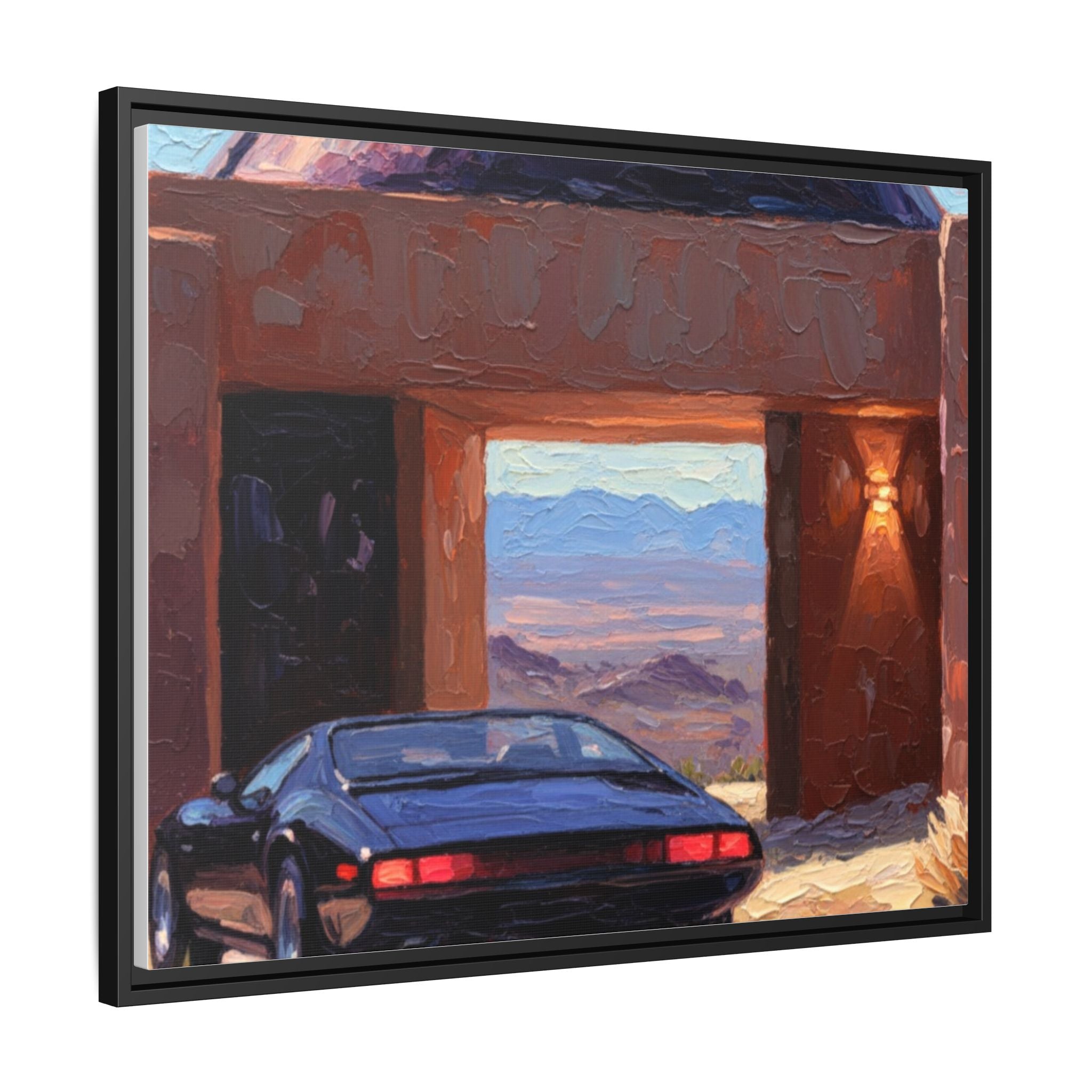 Matte Canvas, Framed (Multi-color)