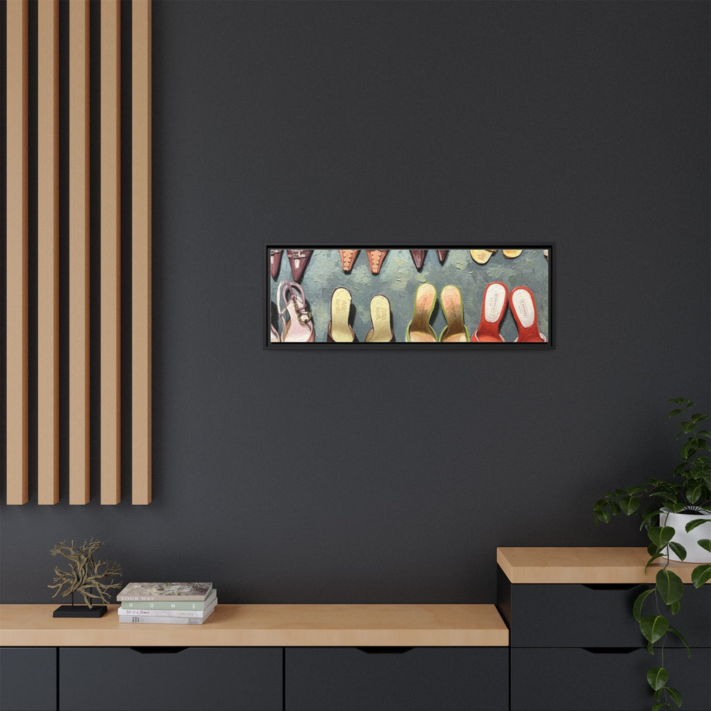 Luxury heels Matte Canvas, Framed (Multi-color)