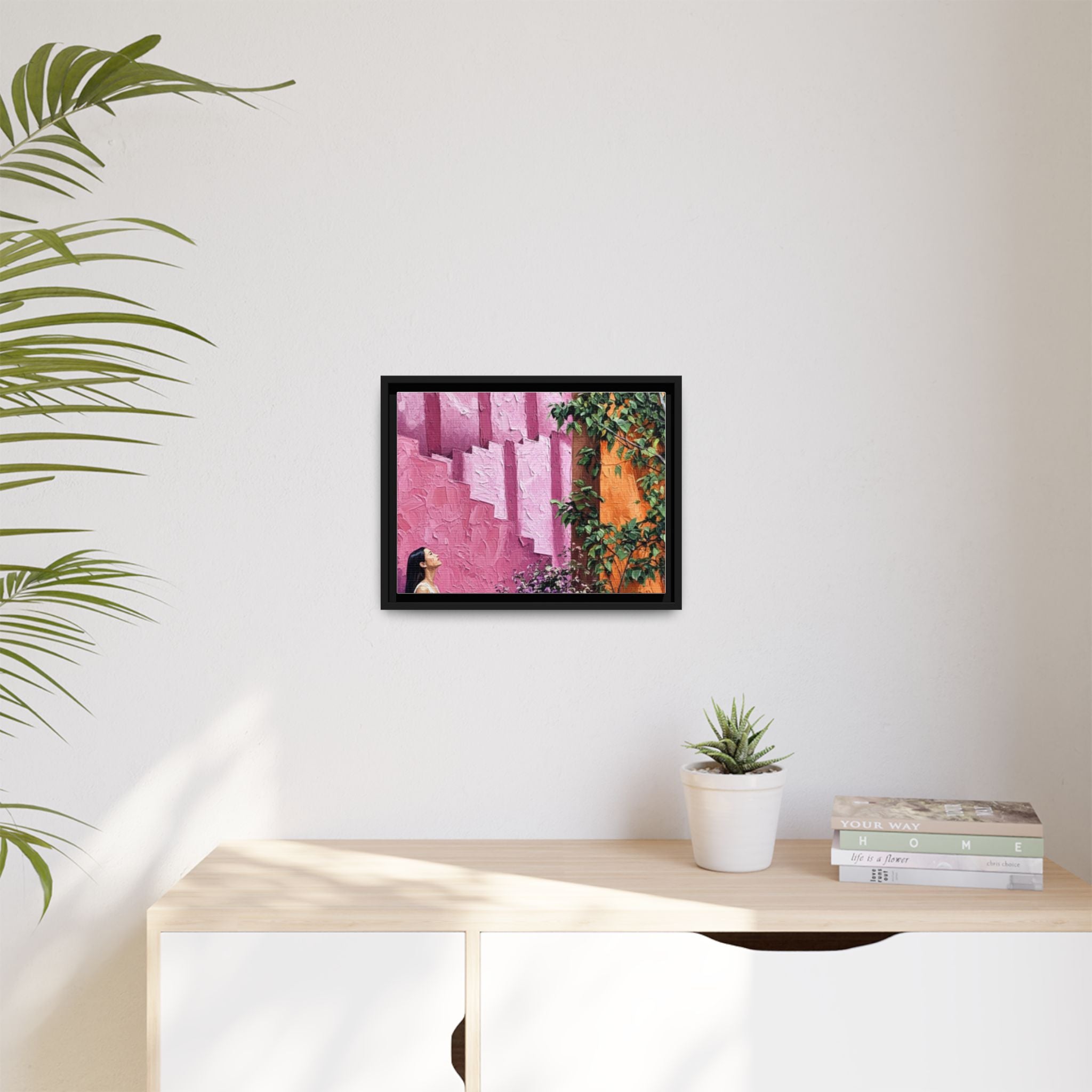 Matte Canvas, Framed (Multi-color)