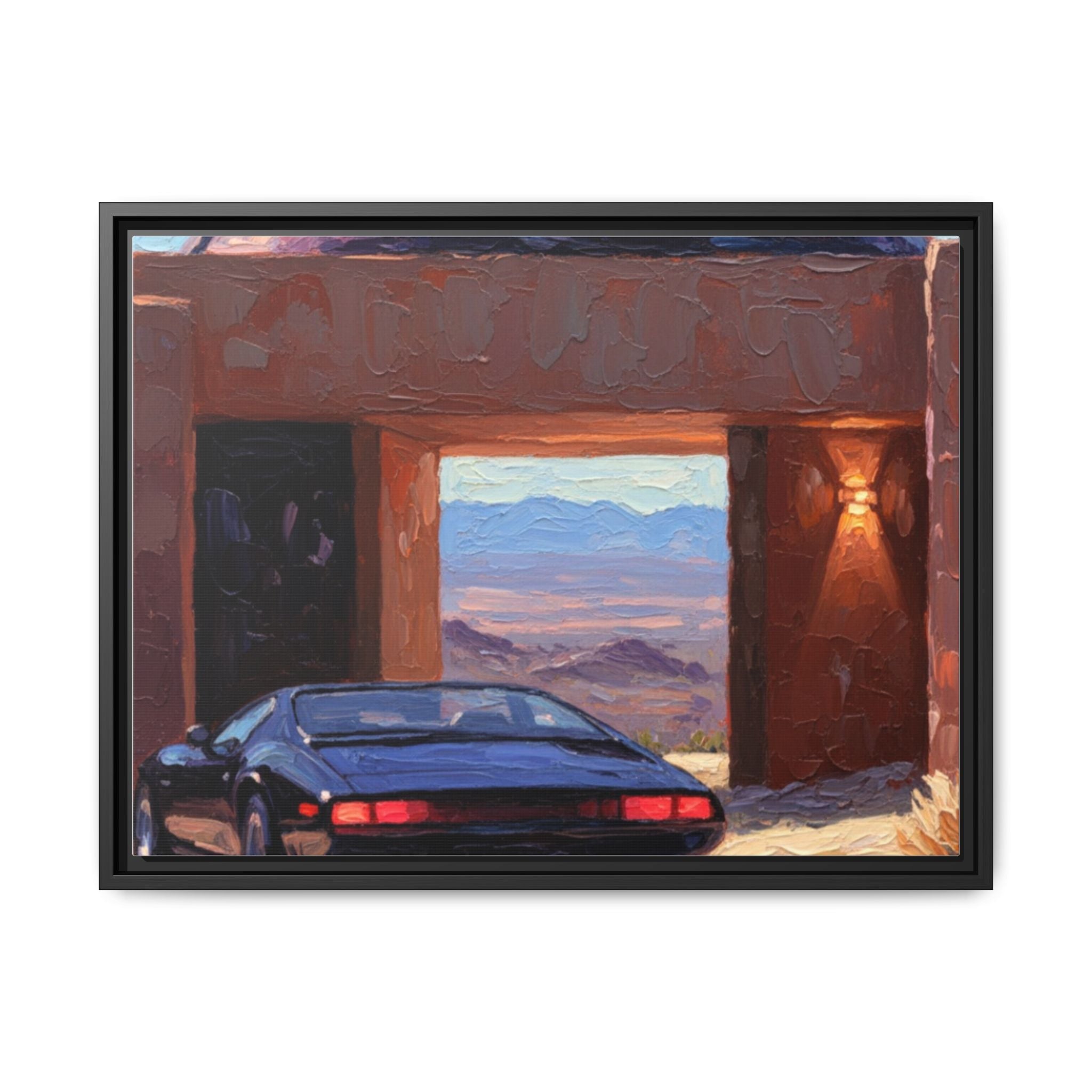 Matte Canvas, Framed (Multi-color)