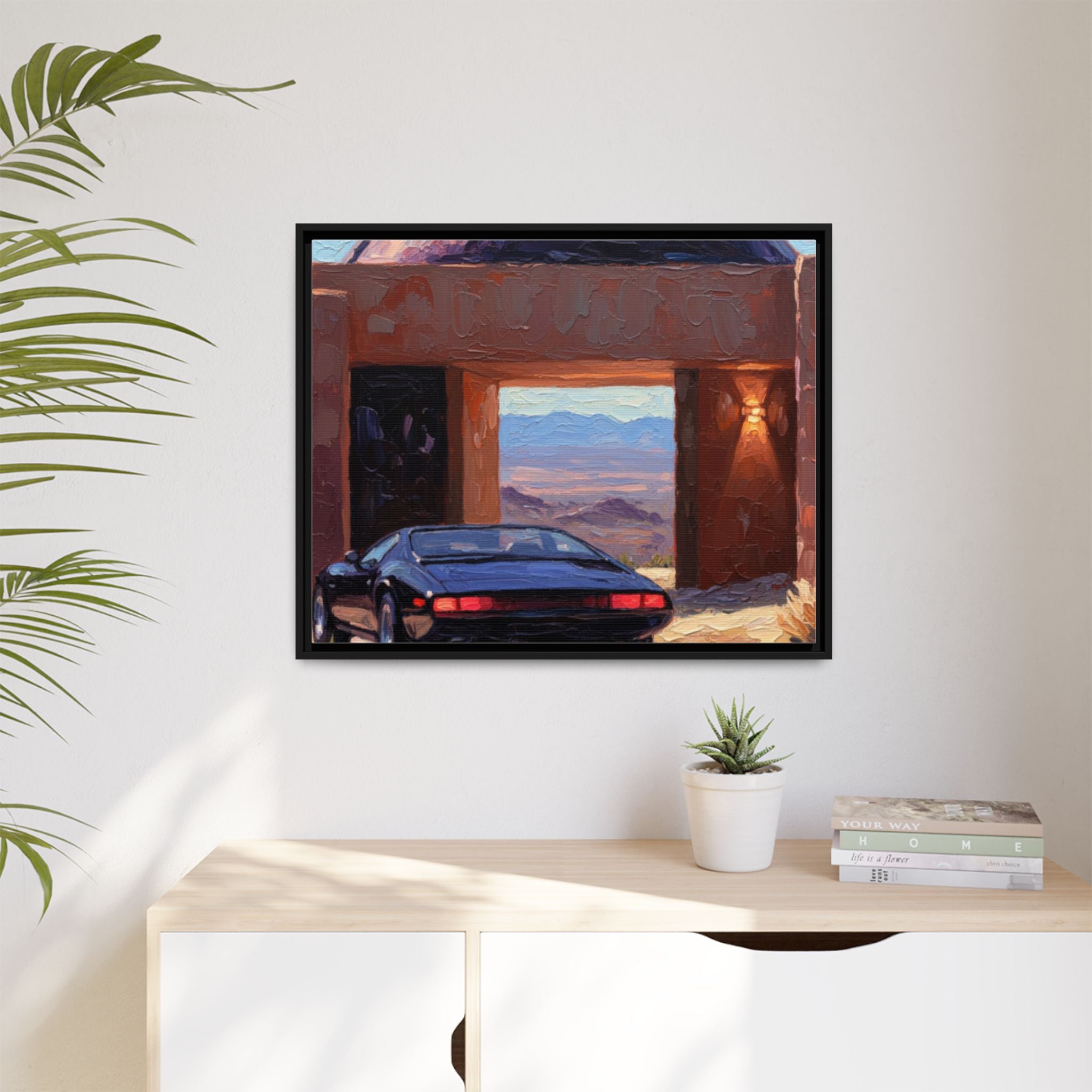 Matte Canvas, Framed (Multi-color)