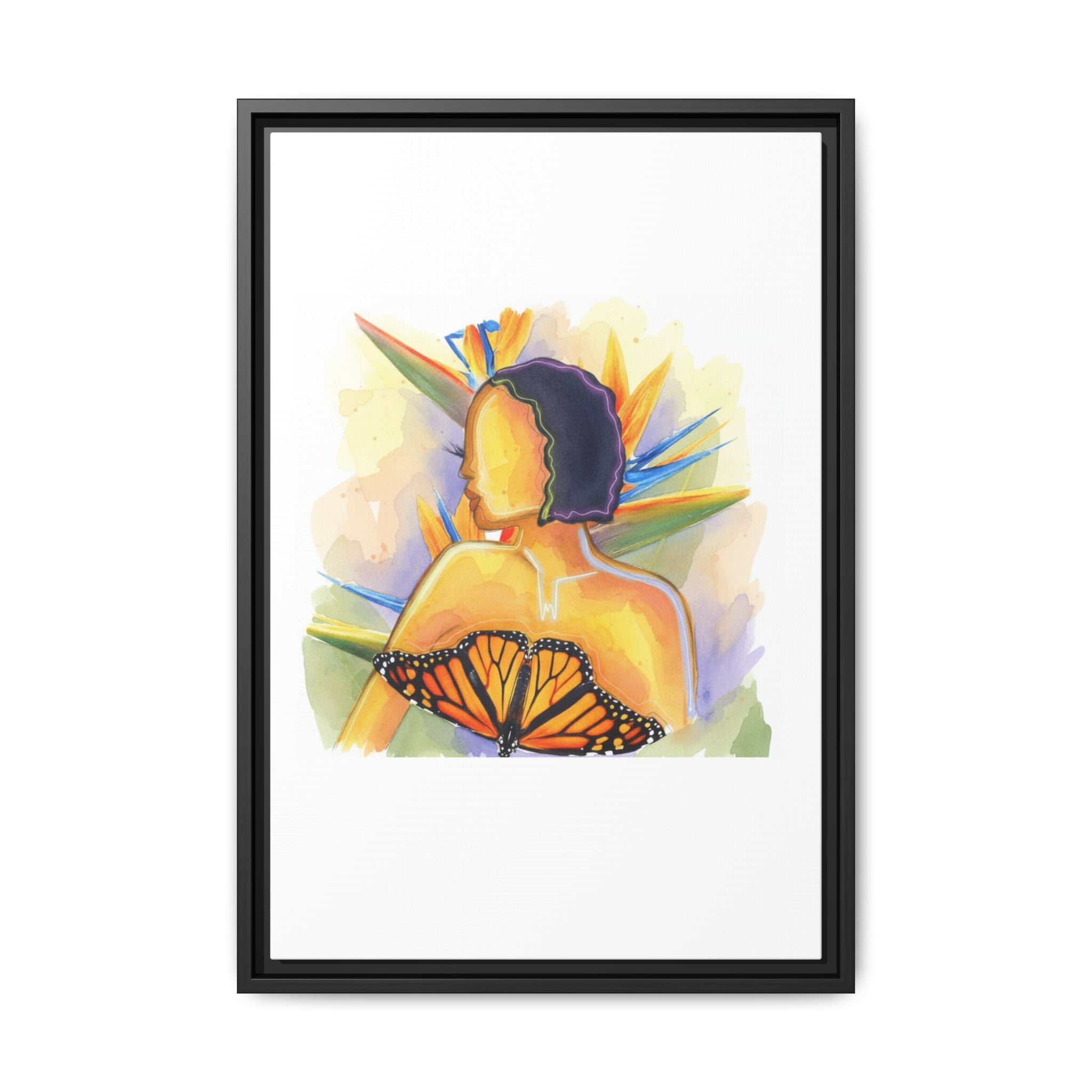 Matte Canvas, Framed (Multi-color)