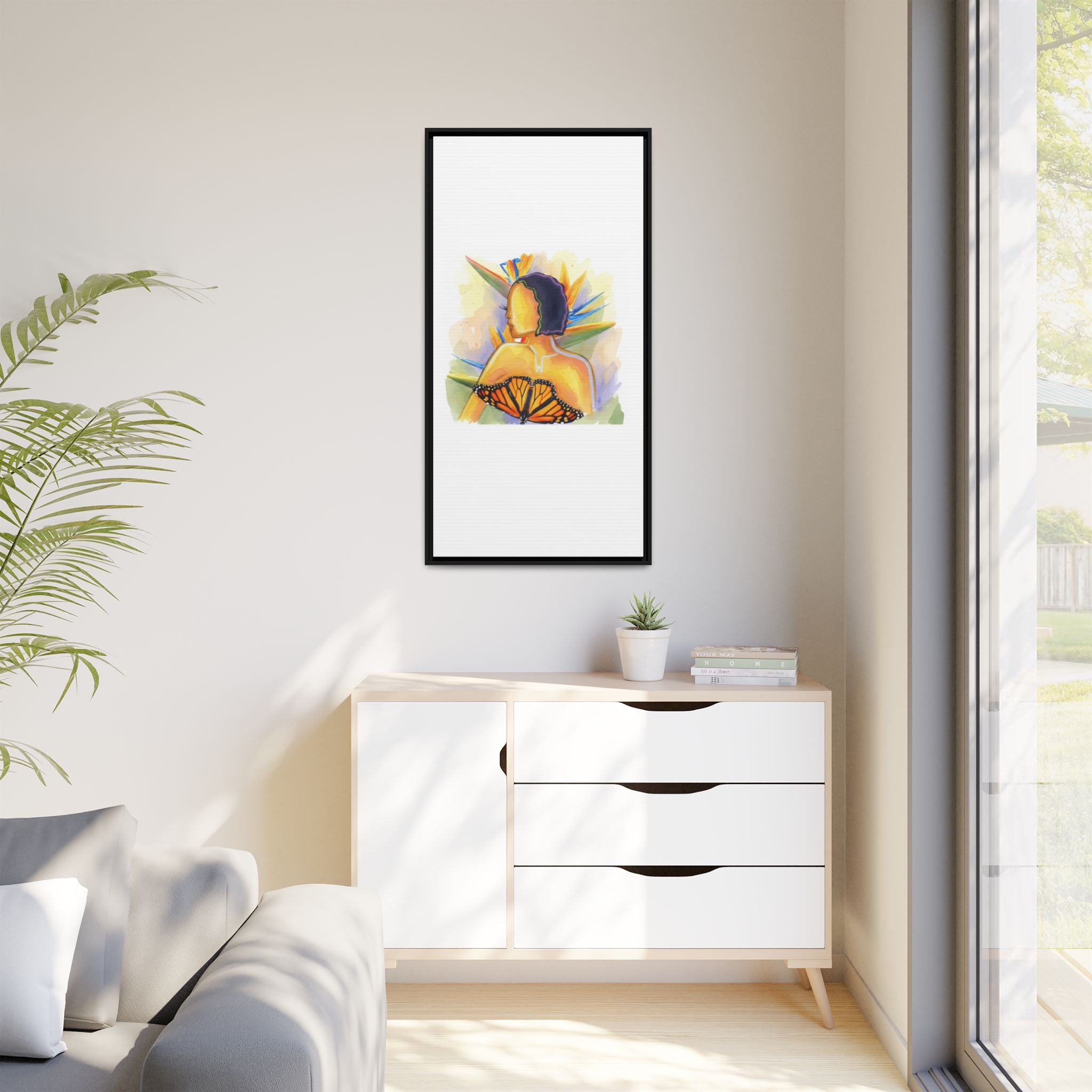 Matte Canvas, Framed (Multi-color)