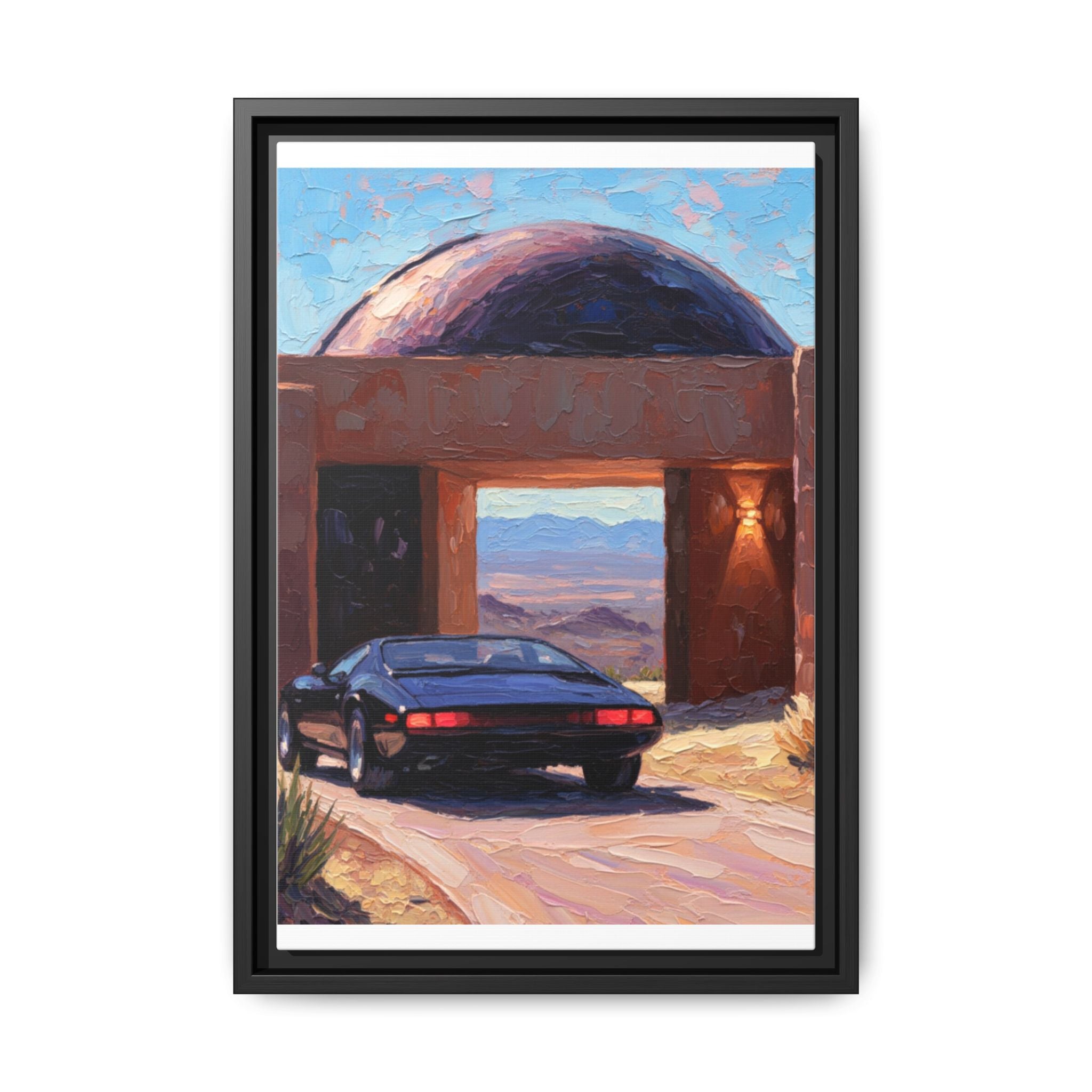 Matte Canvas, Framed (Multi-color)