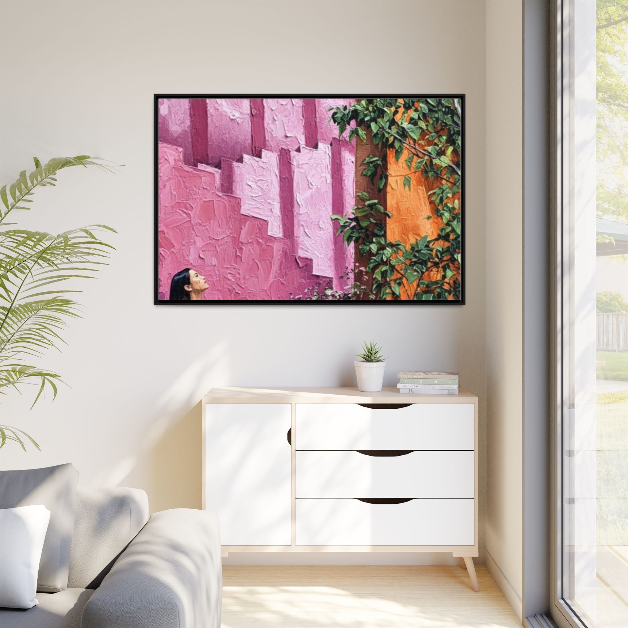 Matte Canvas, Framed (Multi-color)