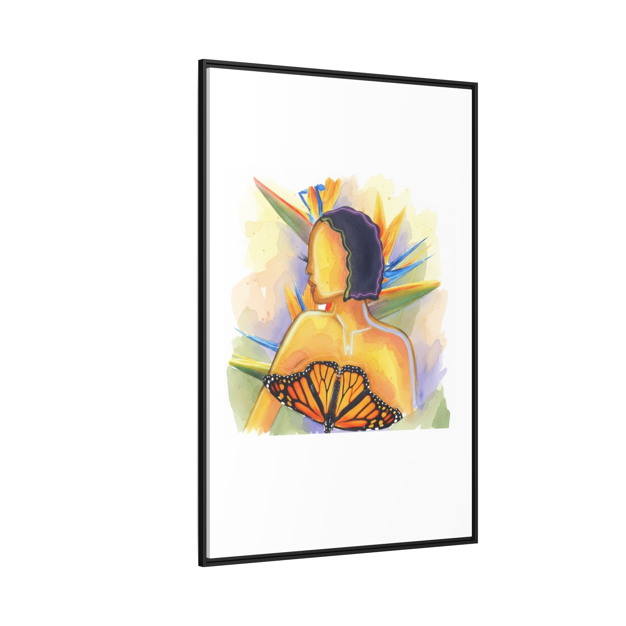 Matte Canvas, Framed (Multi-color)