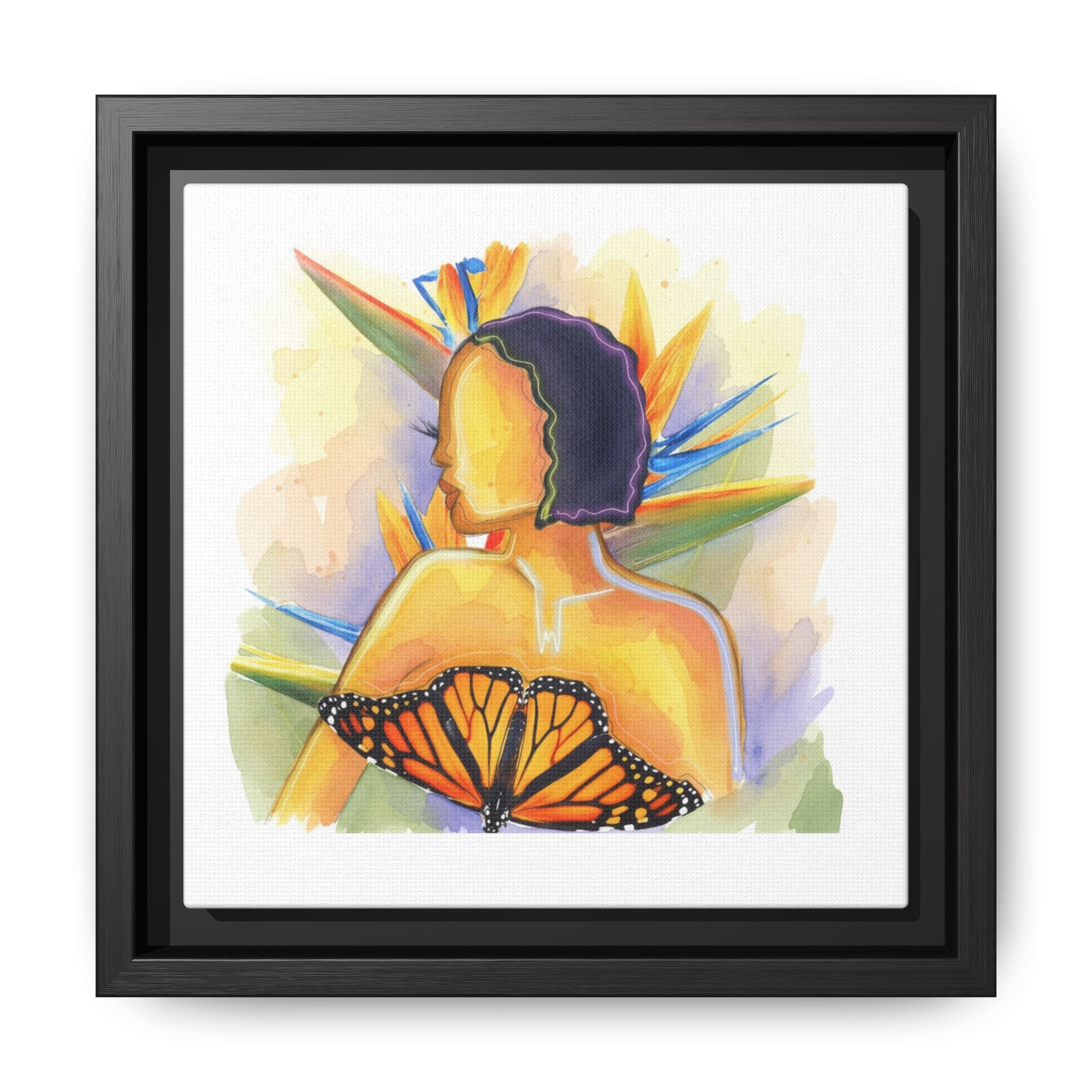 Matte Canvas, Framed (Multi-color)