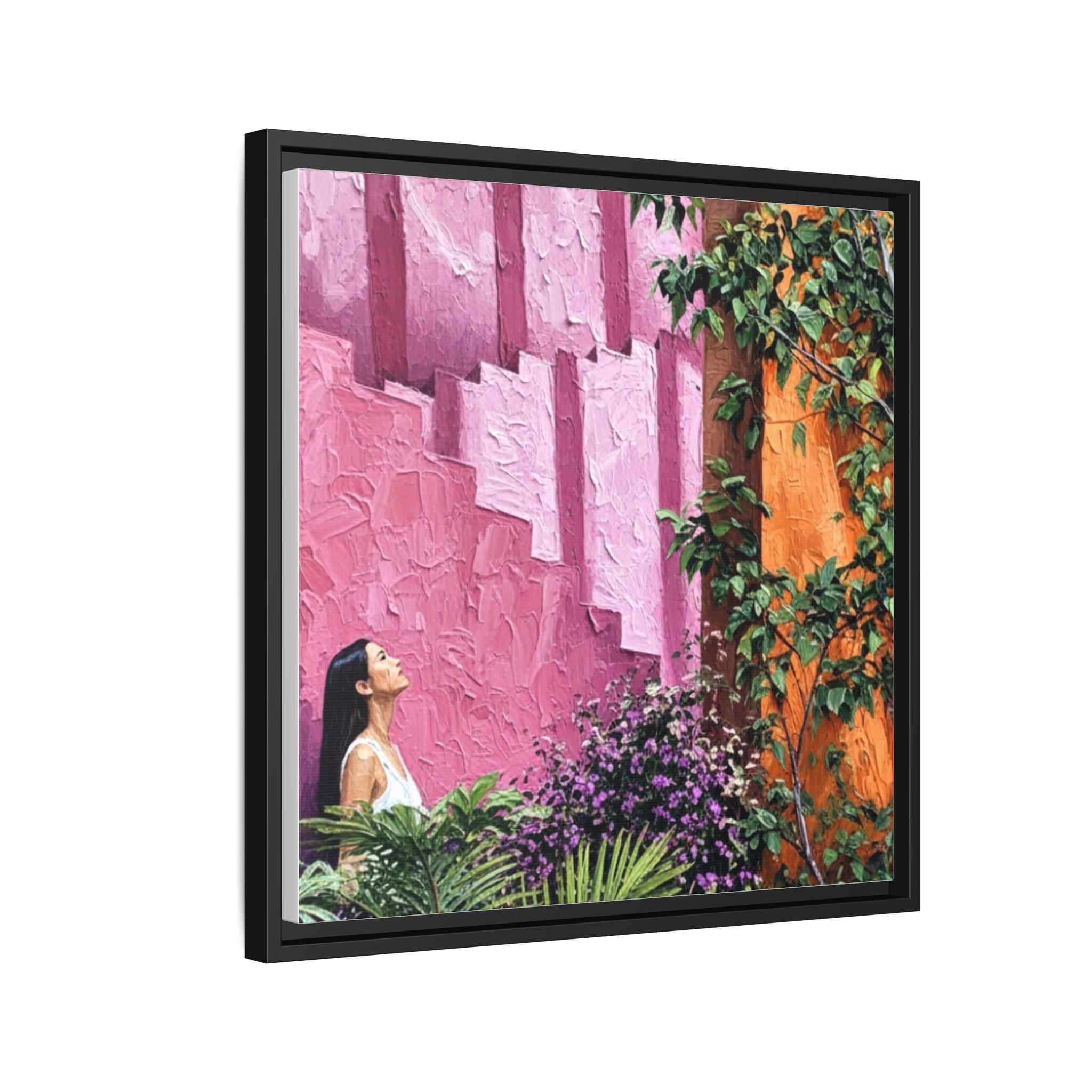 Matte Canvas, Framed (Multi-color)