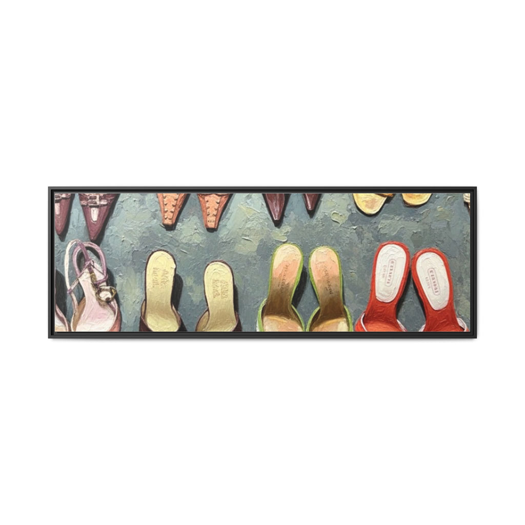 Luxury heels Matte Canvas, Framed (Multi-color)
