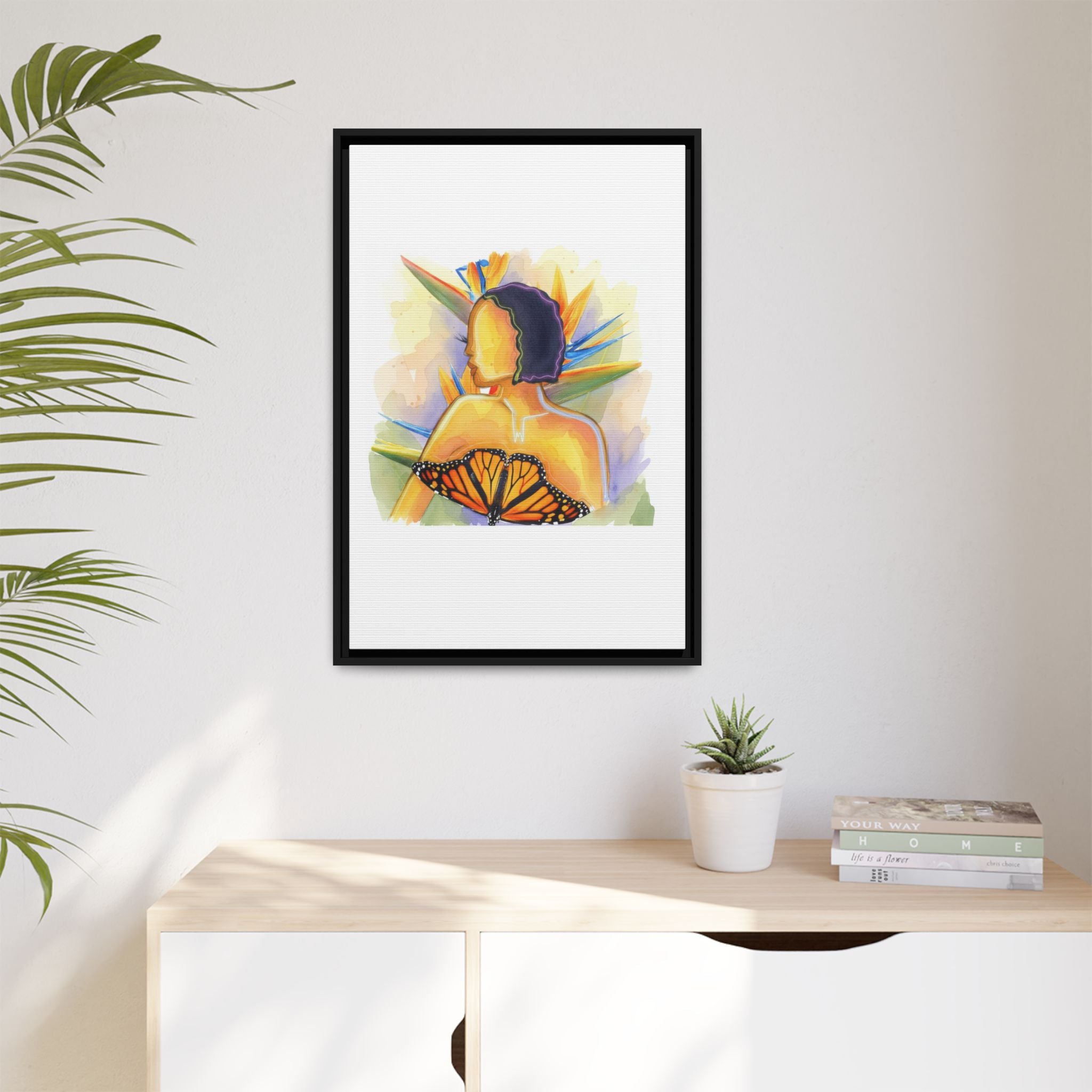 Matte Canvas, Framed (Multi-color)