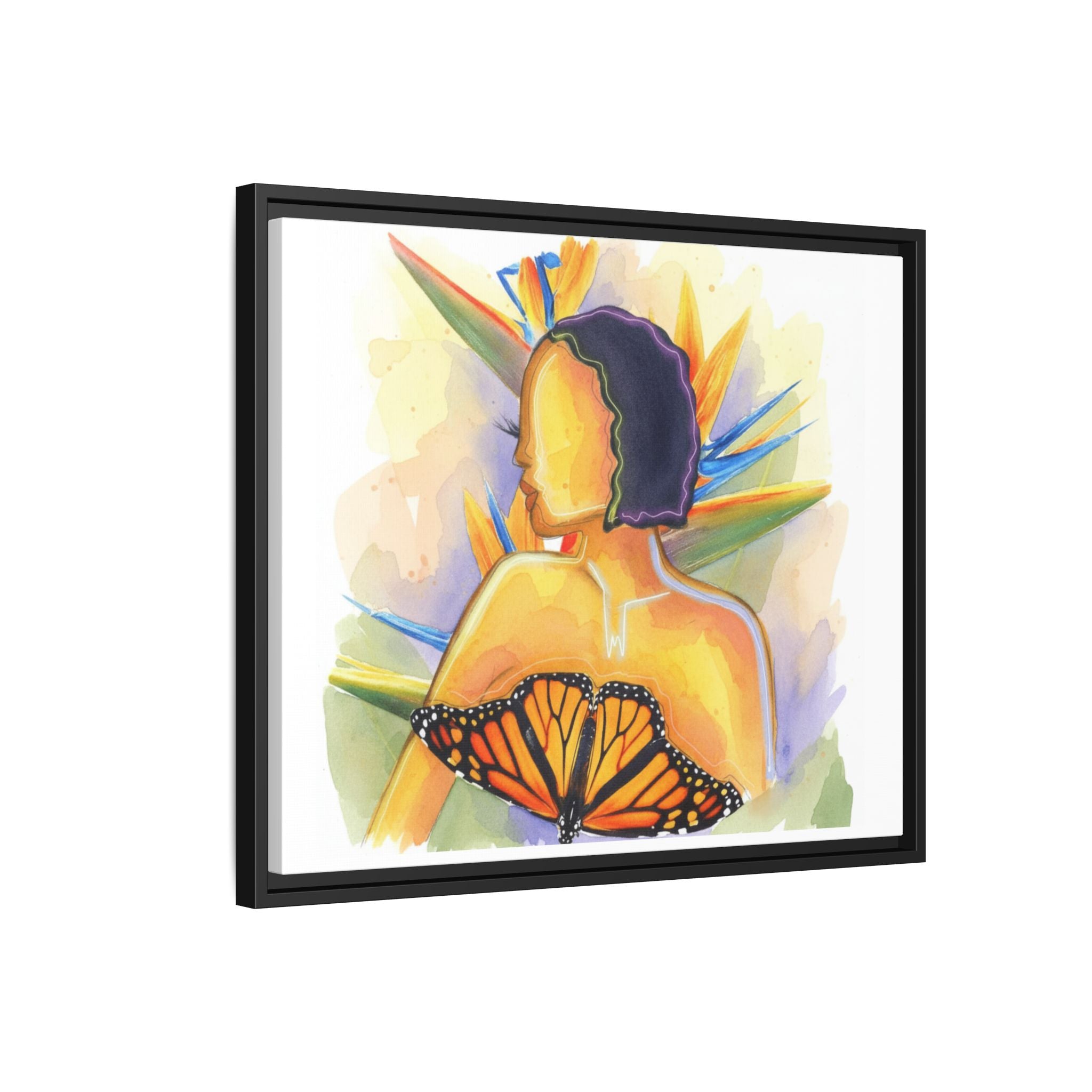 Matte Canvas, Framed (Multi-color)