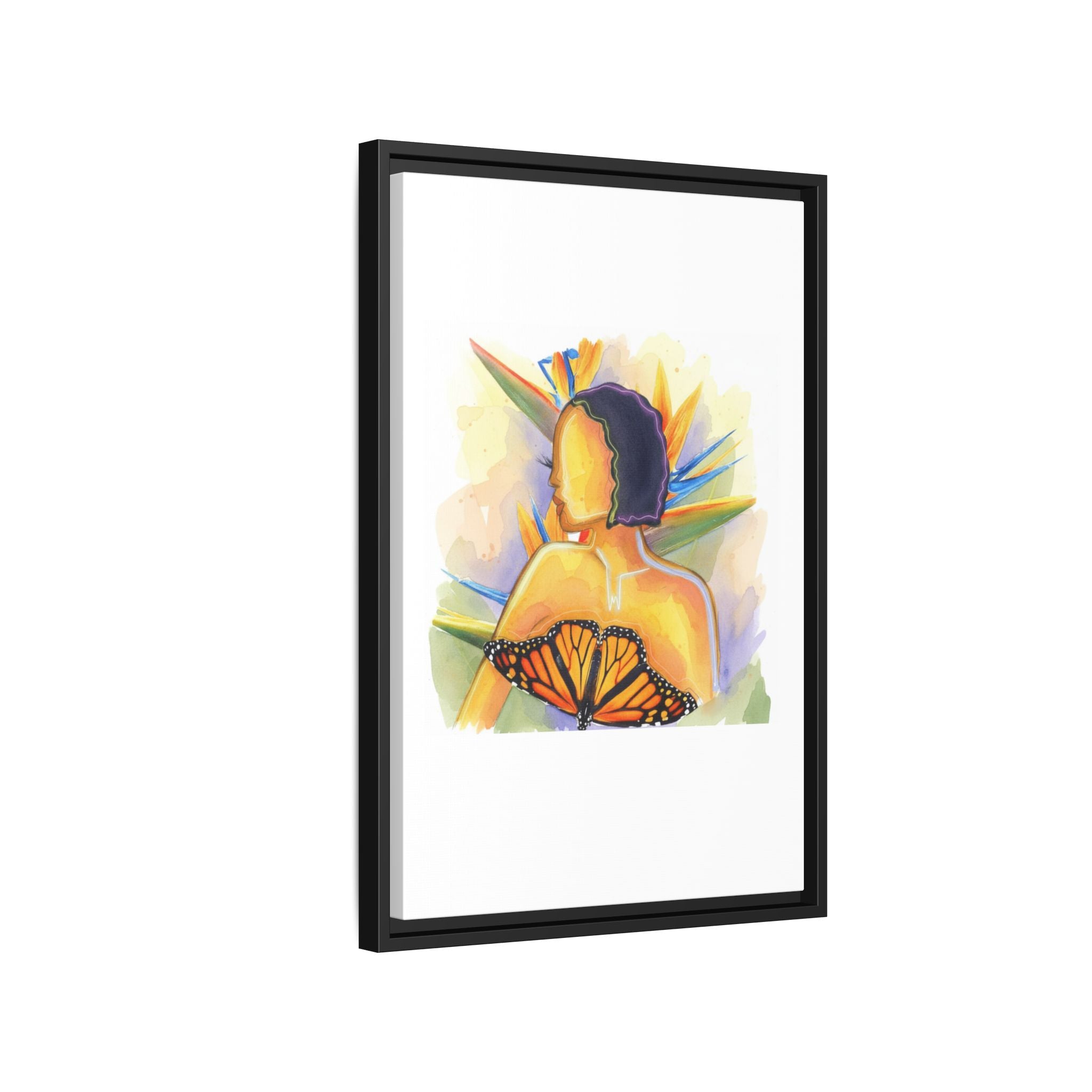 Matte Canvas, Framed (Multi-color)