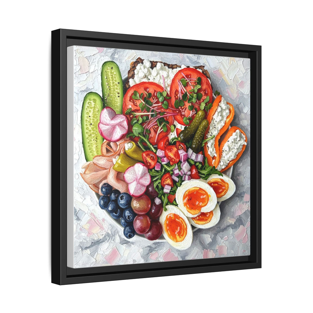 Healthy Meal Canvas Print Kitchen Art