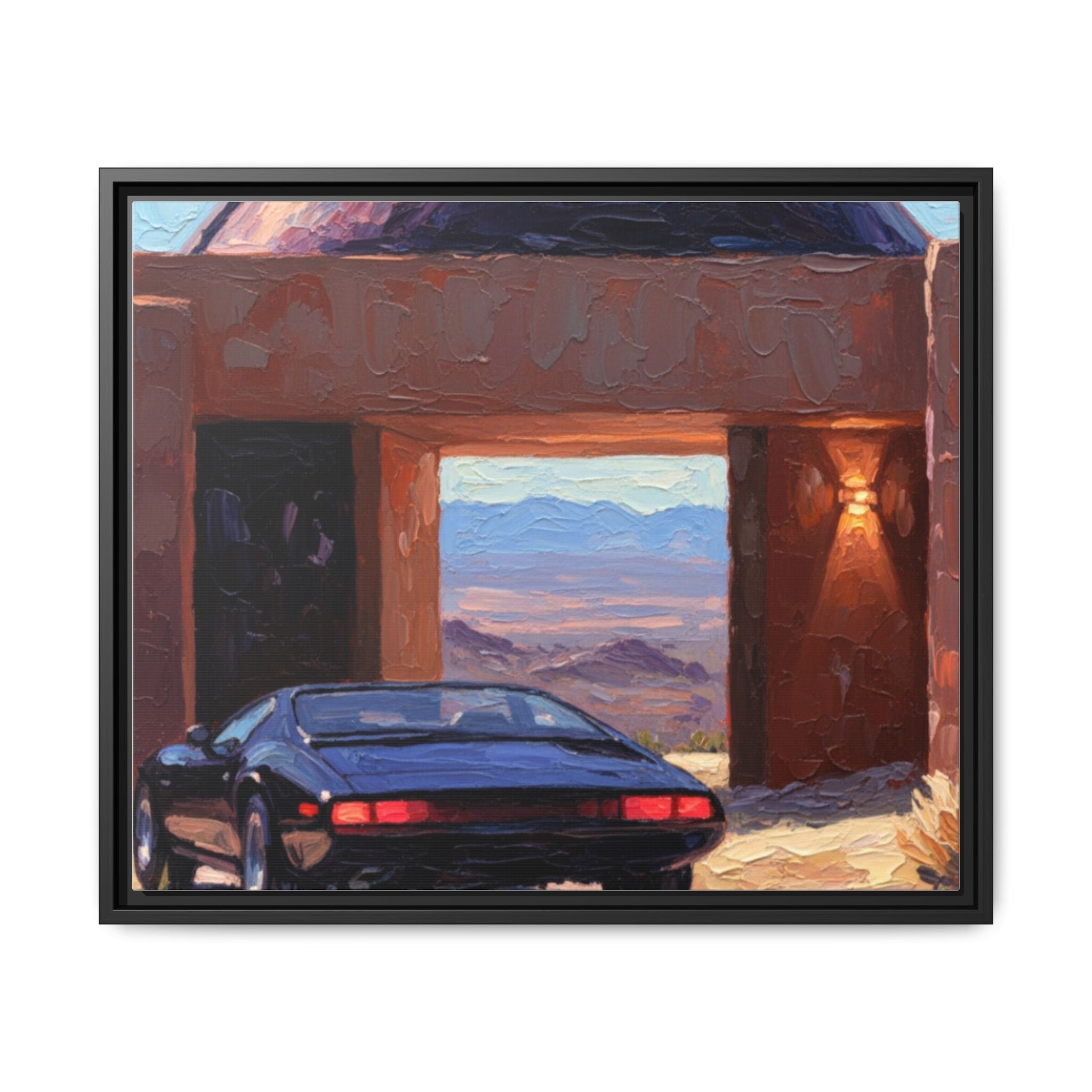 Matte Canvas, Framed (Multi-color)