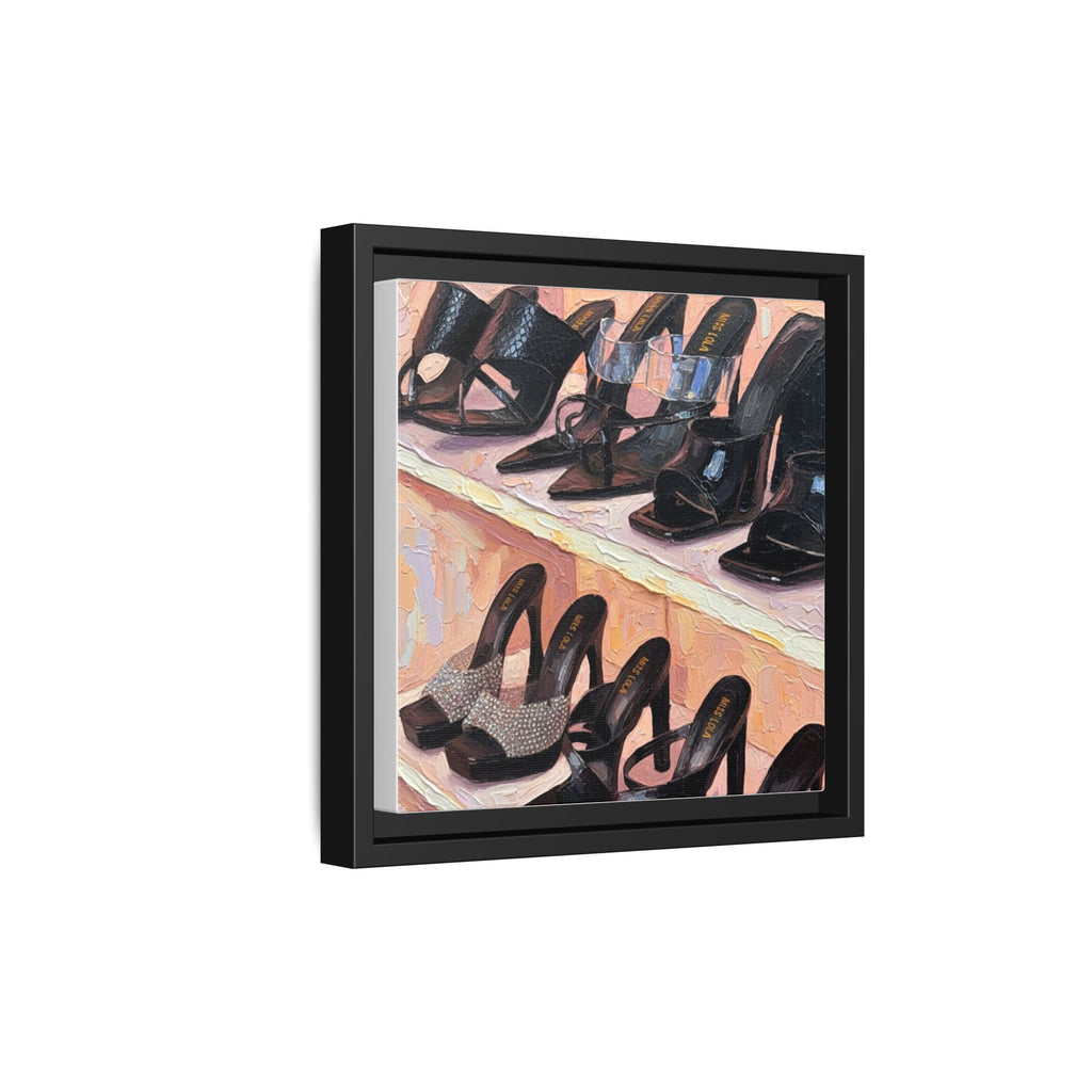 Luxury heels Matte Canvas, Framed (Multi-color)