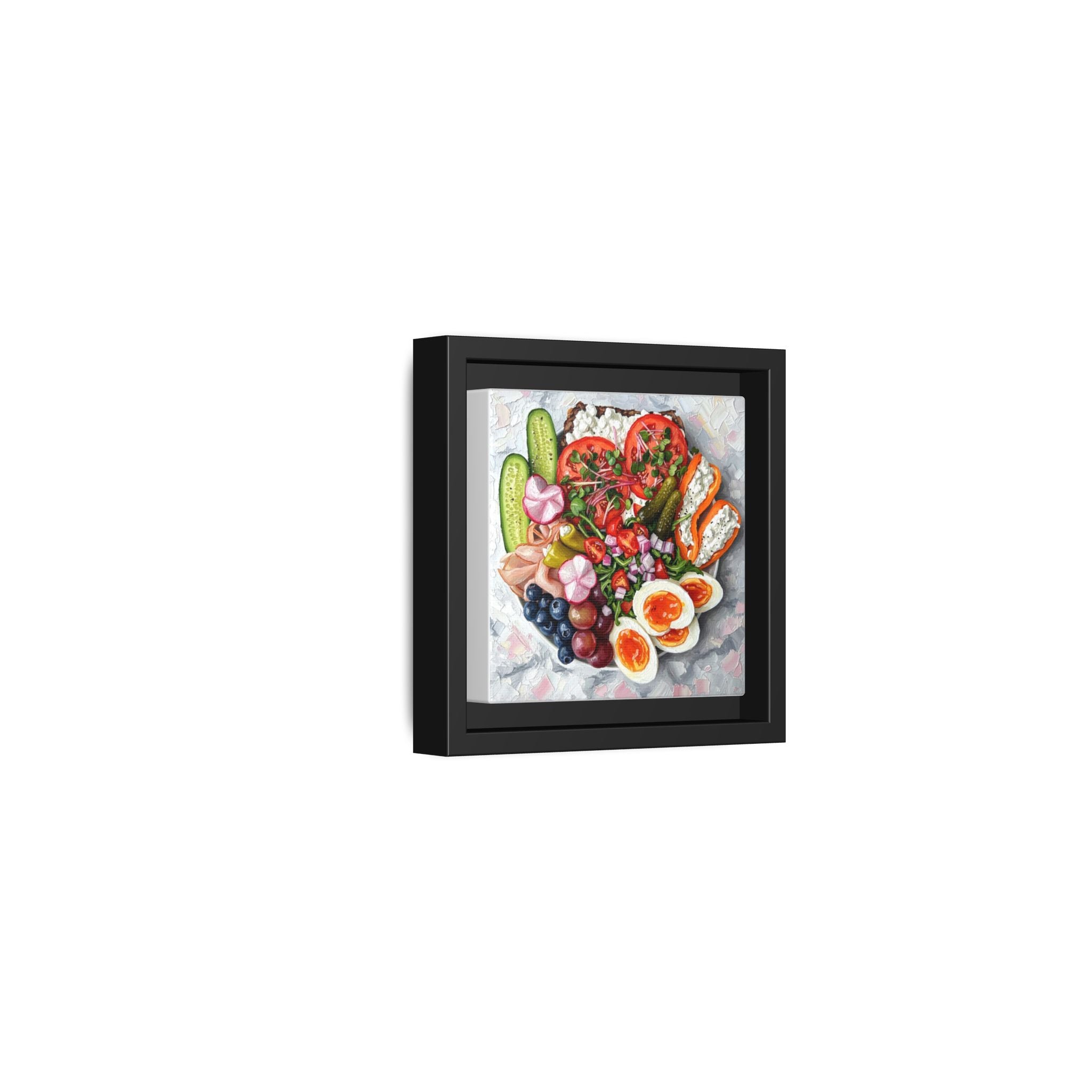 Healthy Meal Canvas Print Kitchen Art