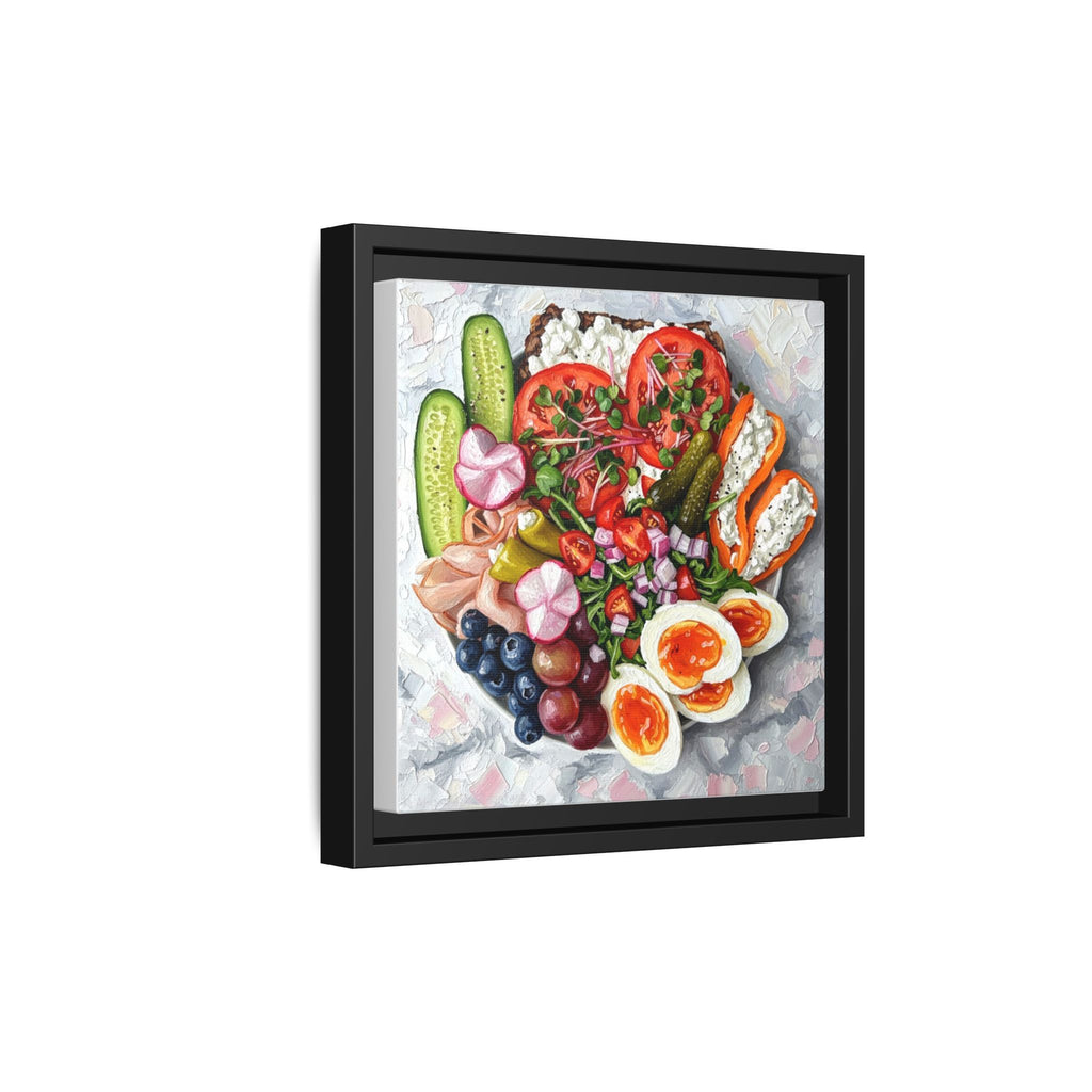 Healthy Meal Canvas Print Kitchen Art