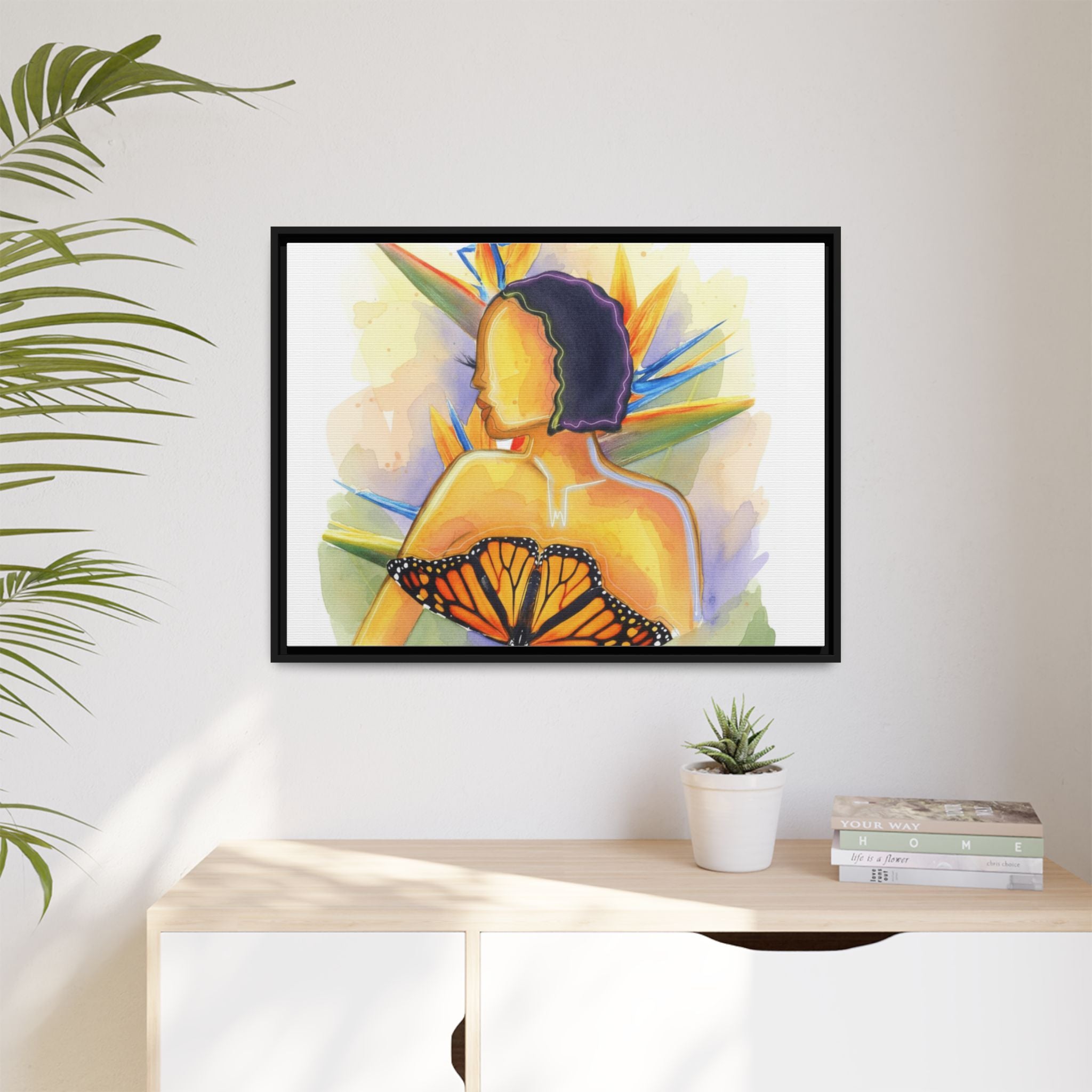 Matte Canvas, Framed (Multi-color)