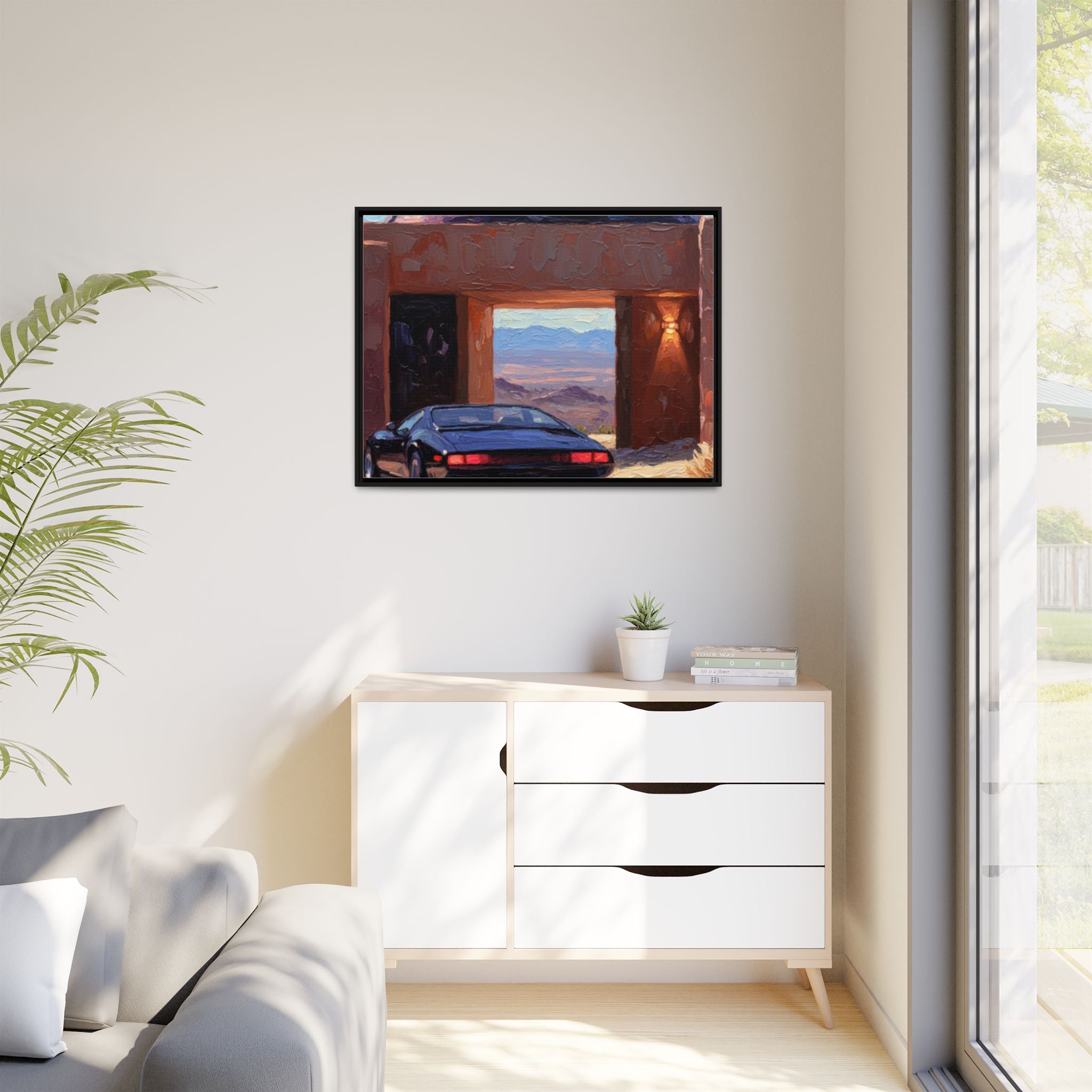 Matte Canvas, Framed (Multi-color)