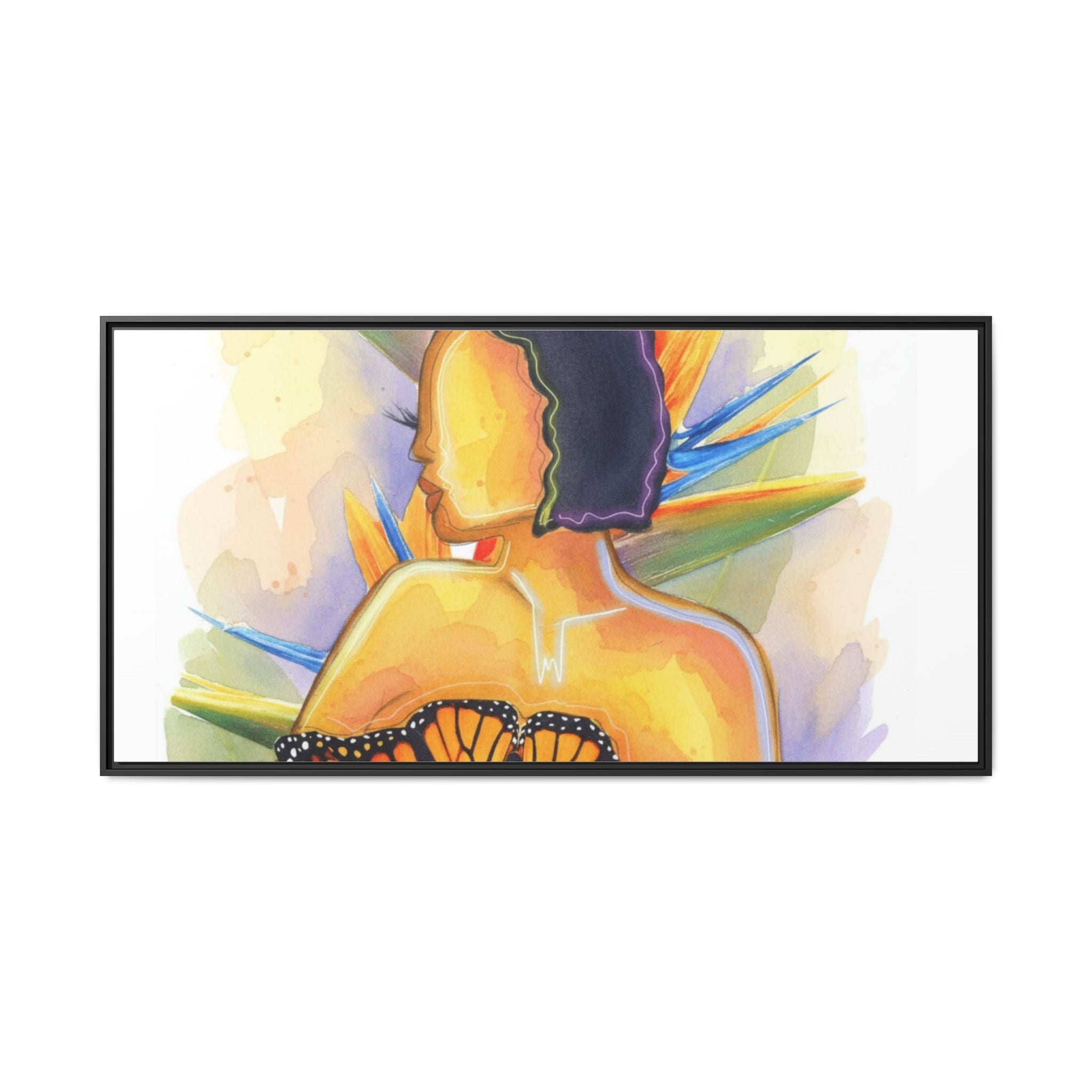 Matte Canvas, Framed (Multi-color)