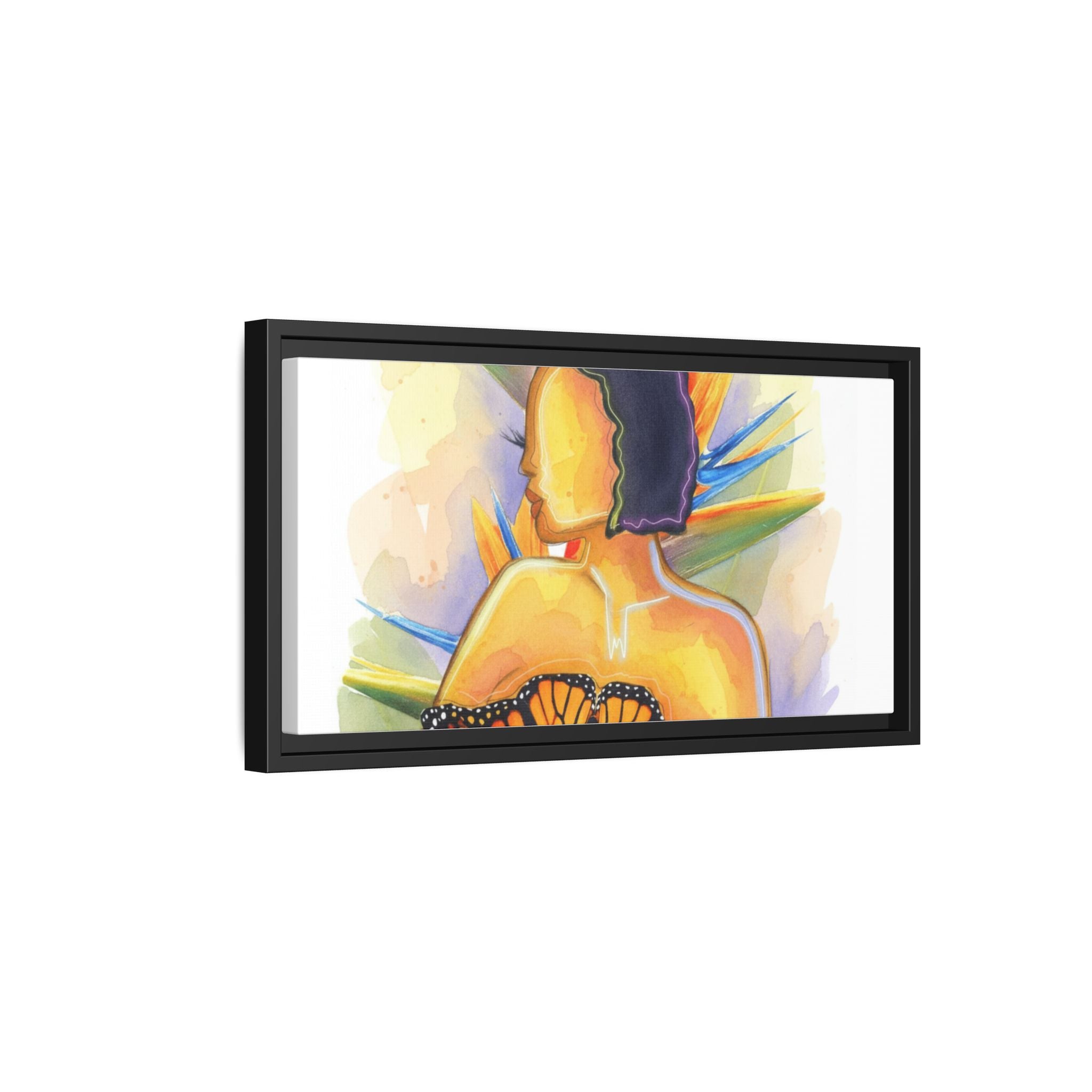 Matte Canvas, Framed (Multi-color)