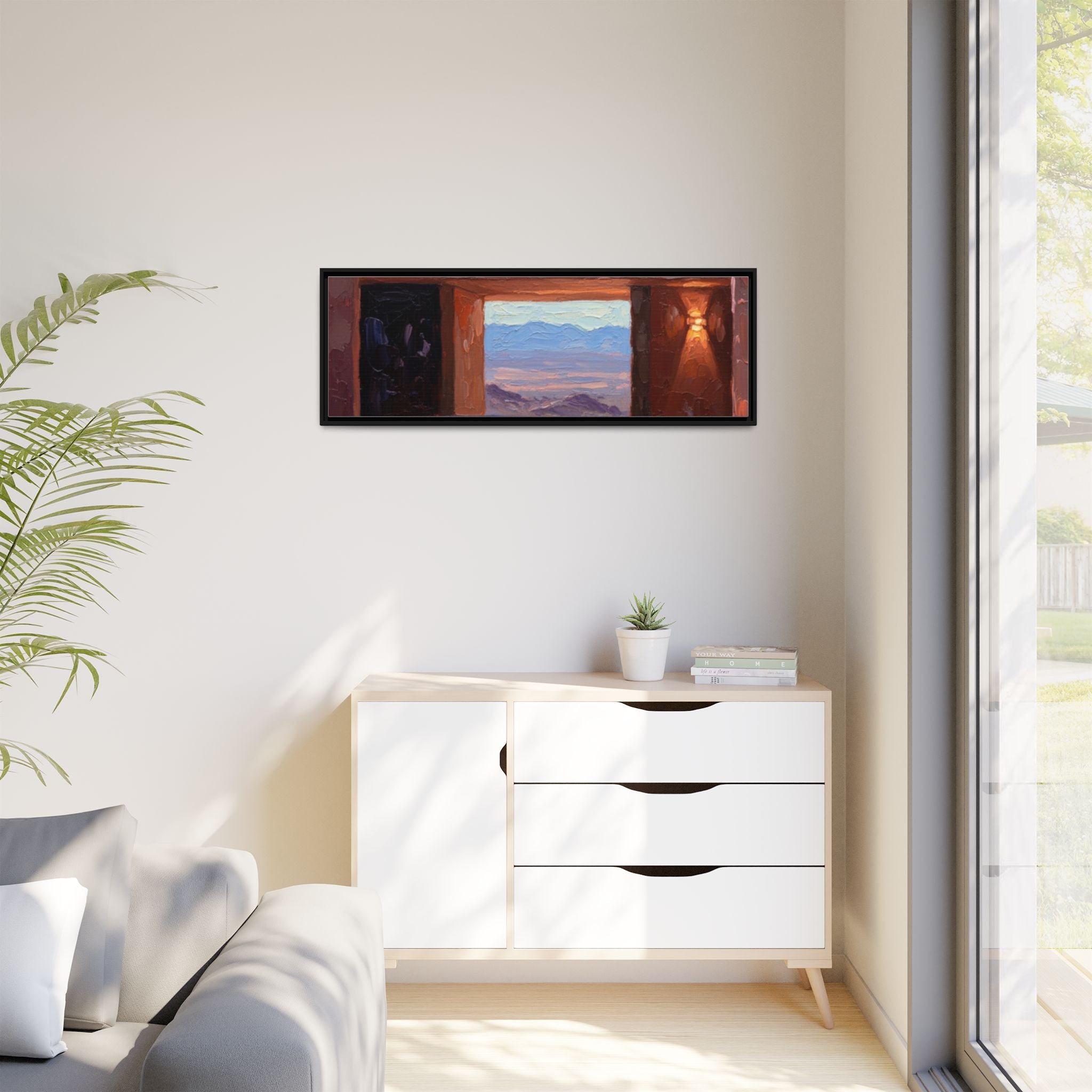 Matte Canvas, Framed (Multi-color)