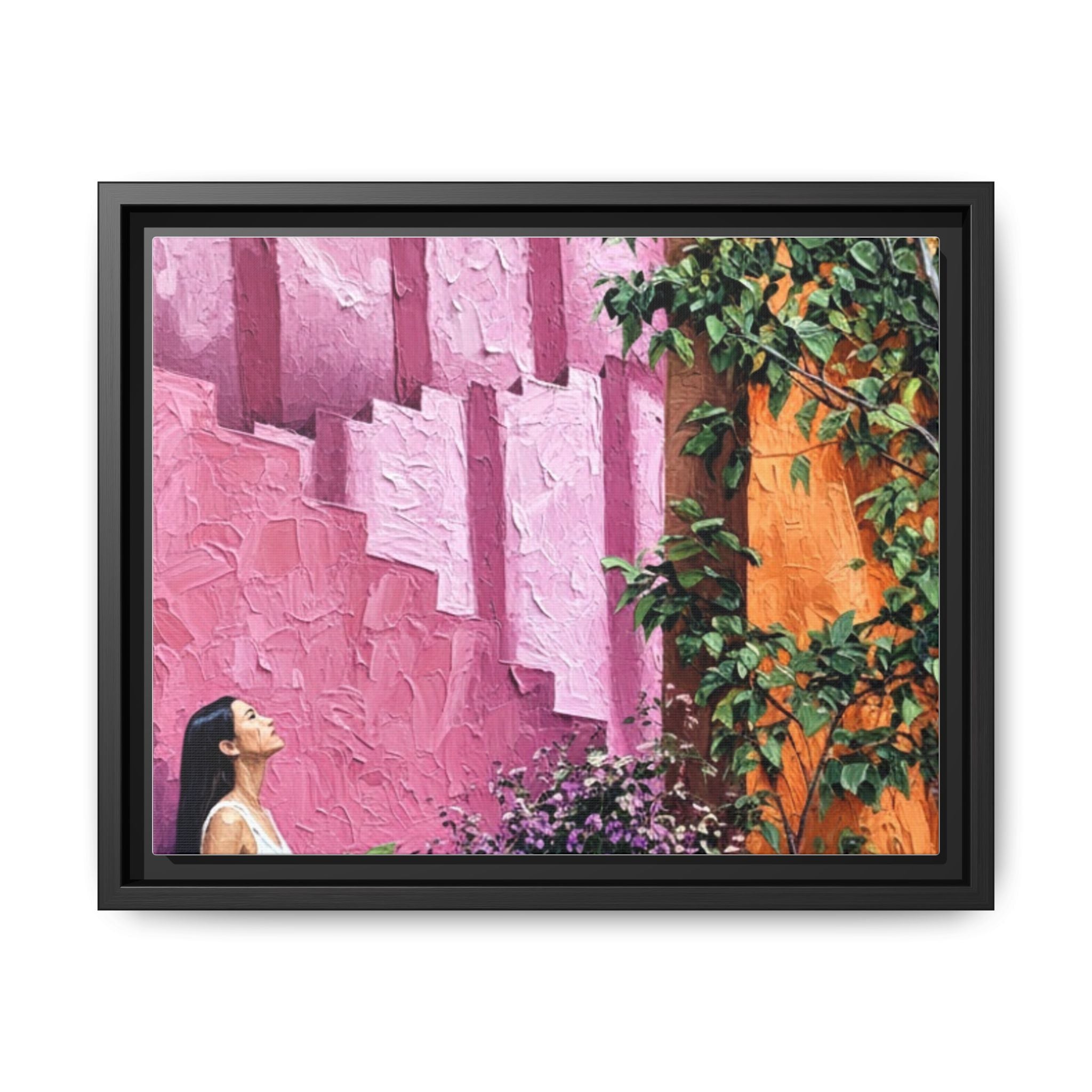 Matte Canvas, Framed (Multi-color)