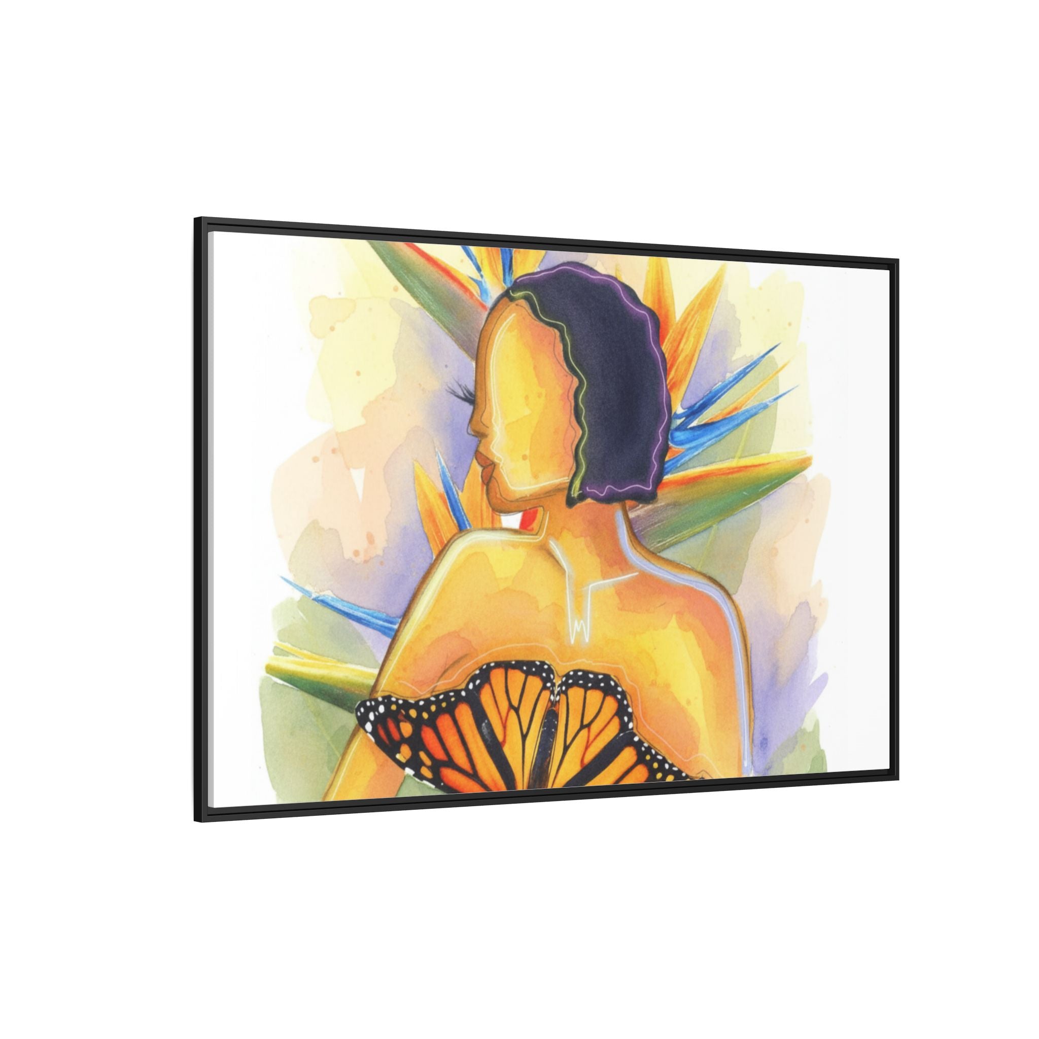 Matte Canvas, Framed (Multi-color)