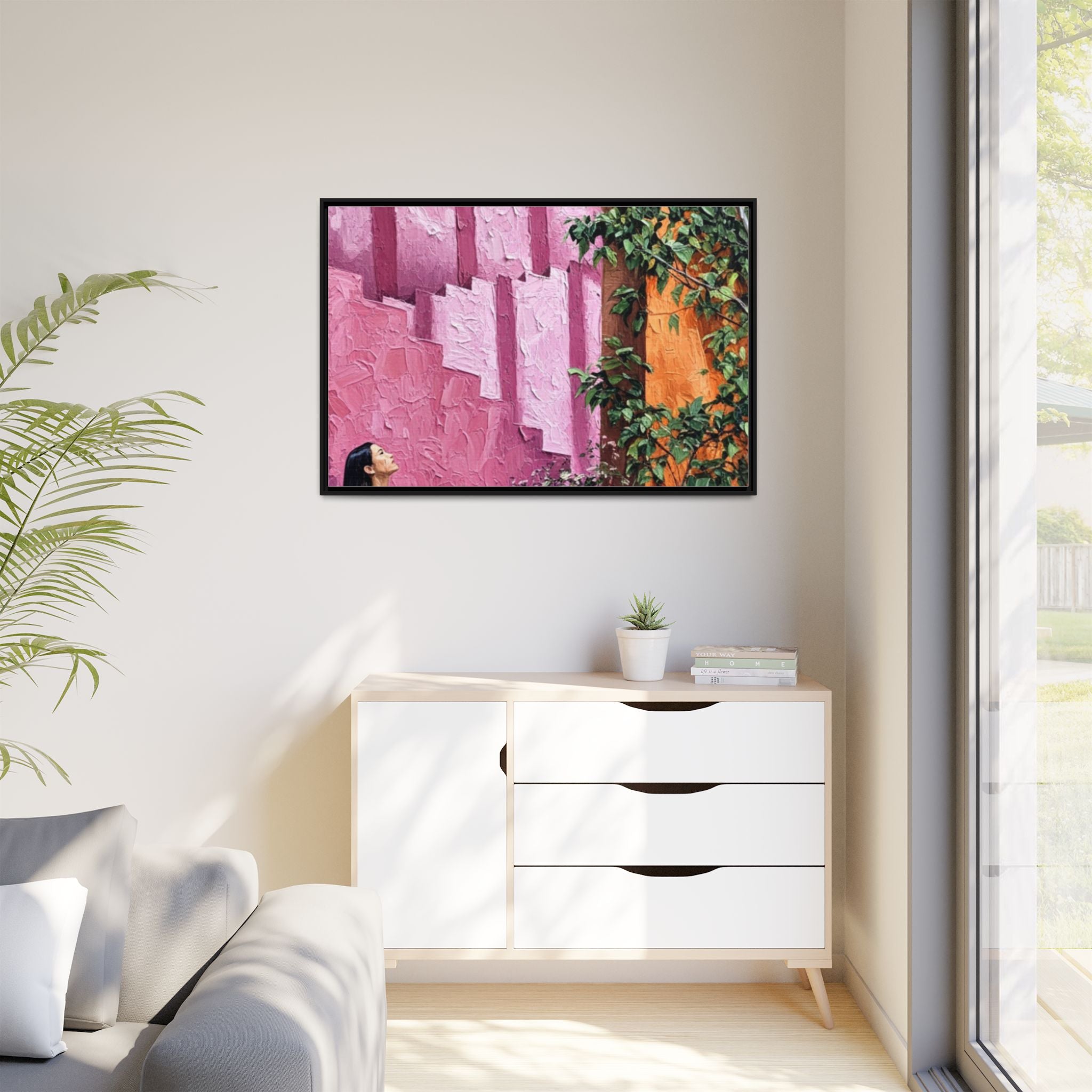 Matte Canvas, Framed (Multi-color)