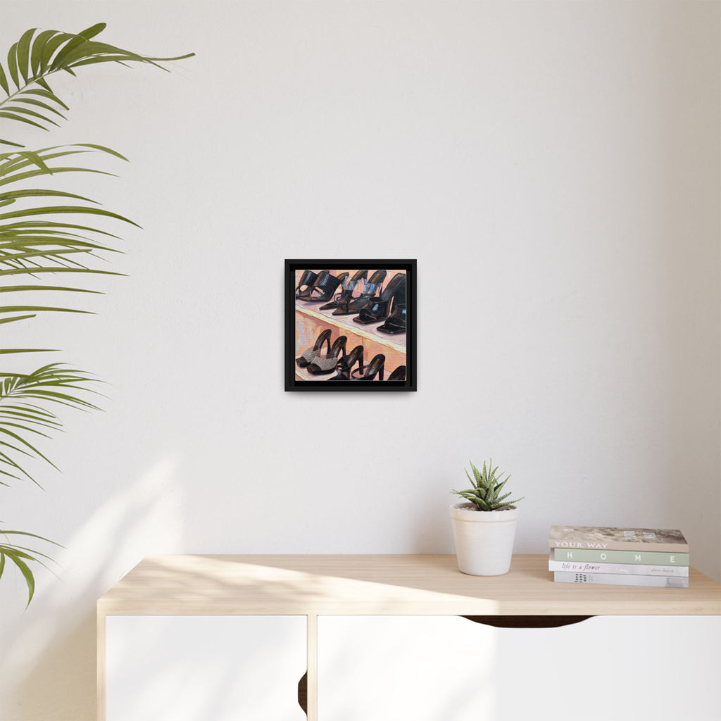 Luxury heels Matte Canvas, Framed (Multi-color)