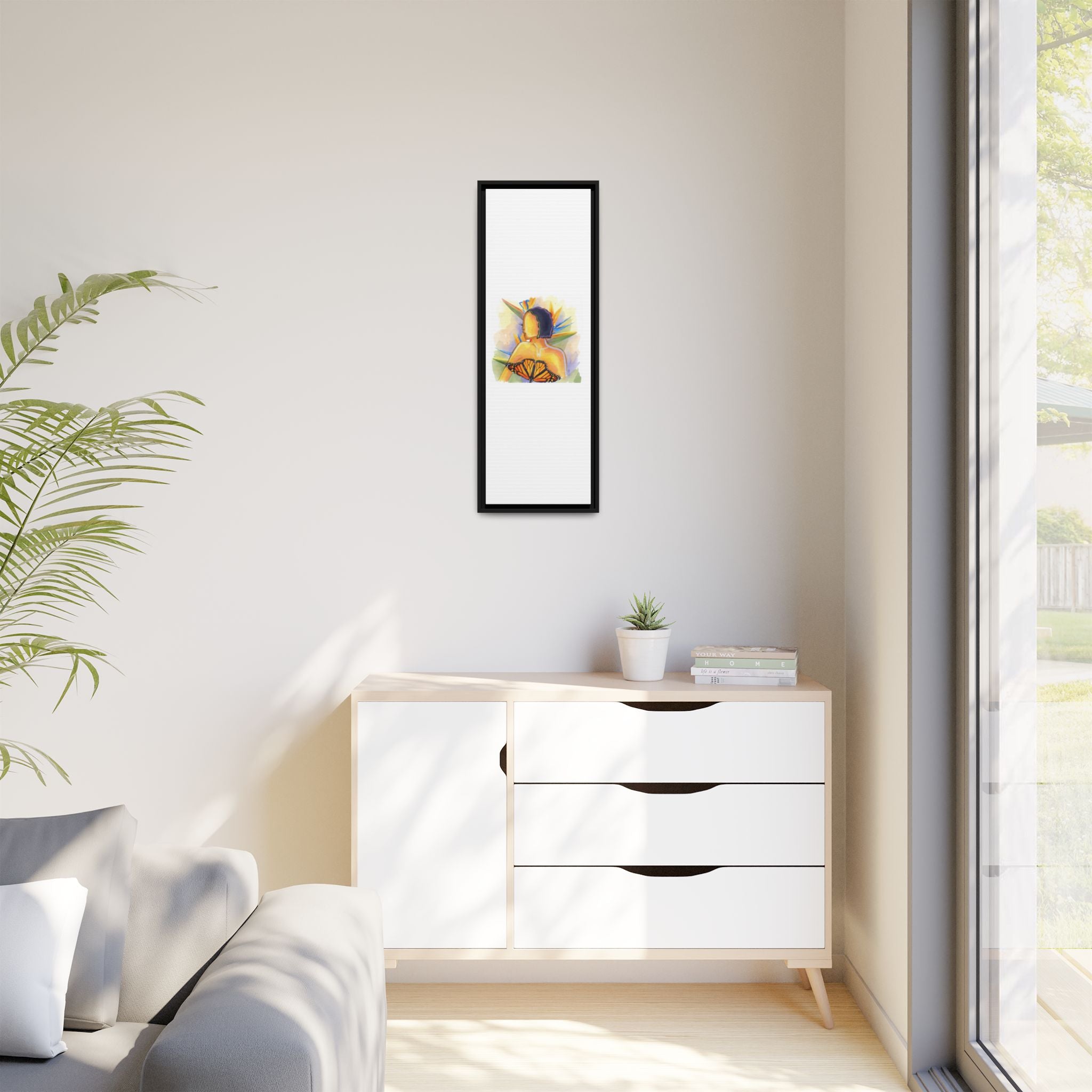 Matte Canvas, Framed (Multi-color)