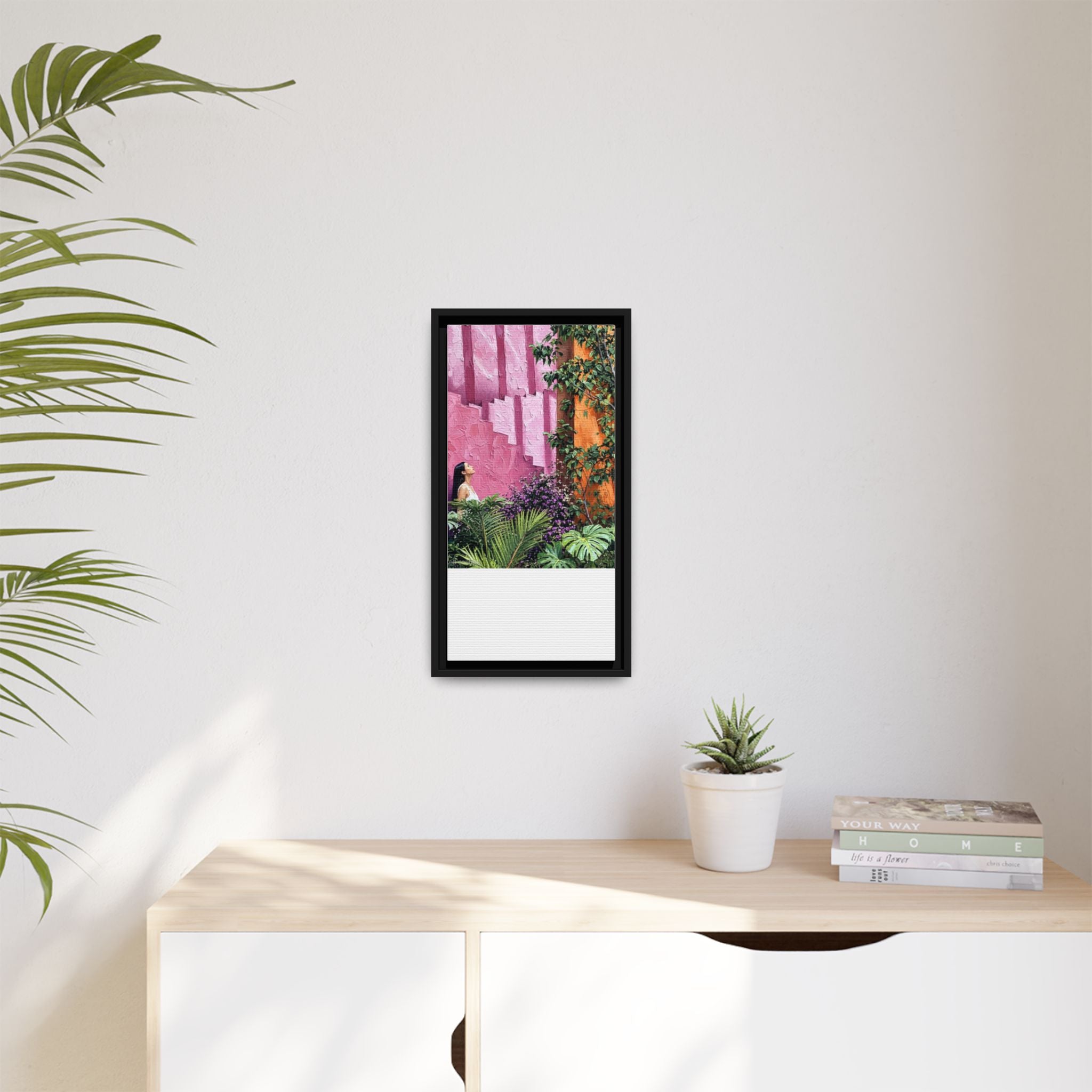 Matte Canvas, Framed (Multi-color)