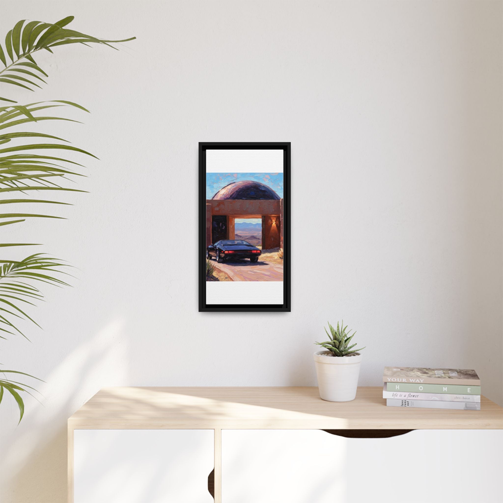 Matte Canvas, Framed (Multi-color)