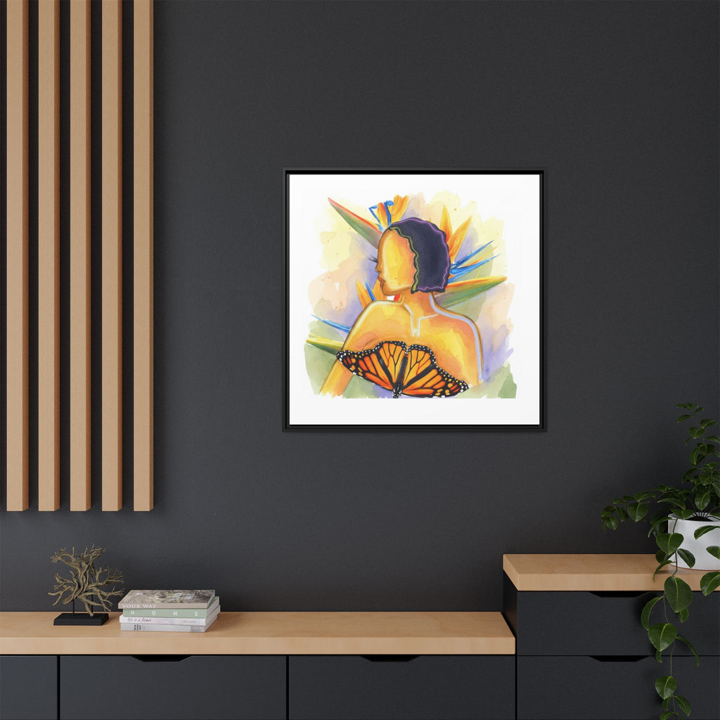 Matte Canvas, Framed (Multi-color)