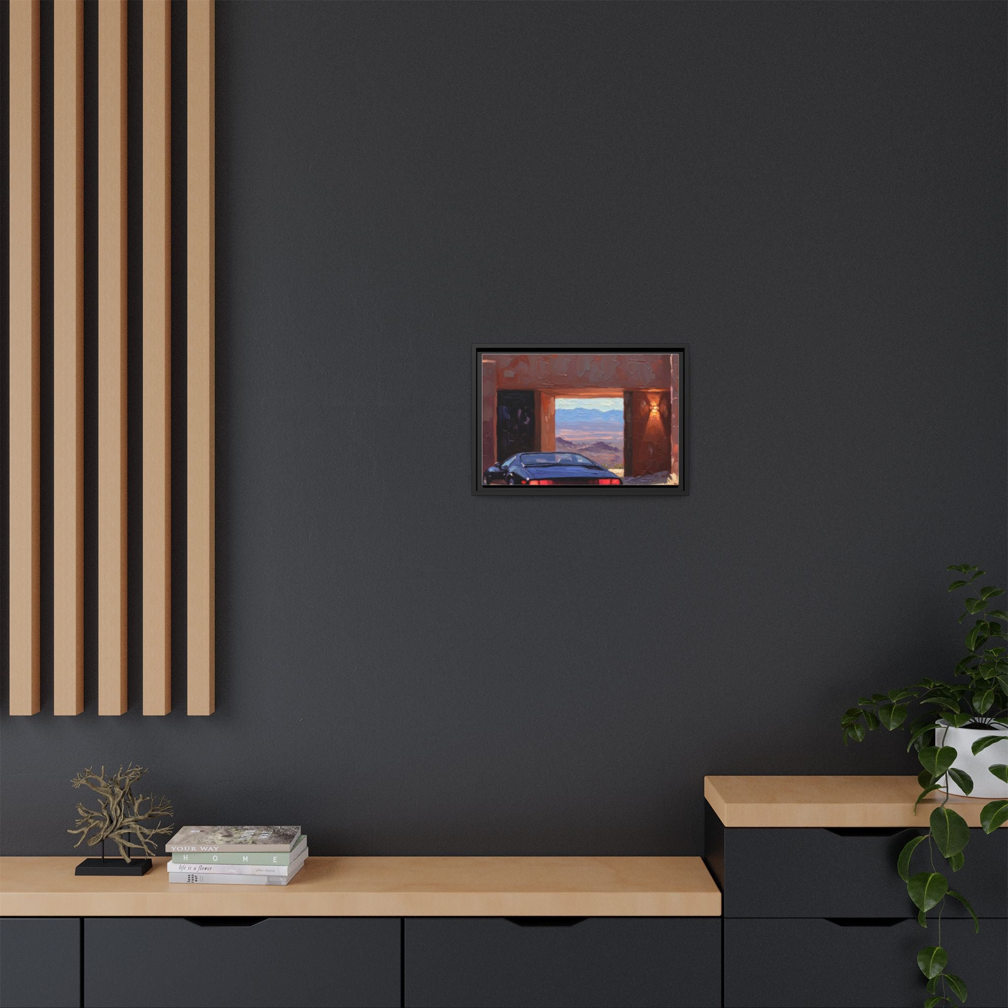 Matte Canvas, Framed (Multi-color)