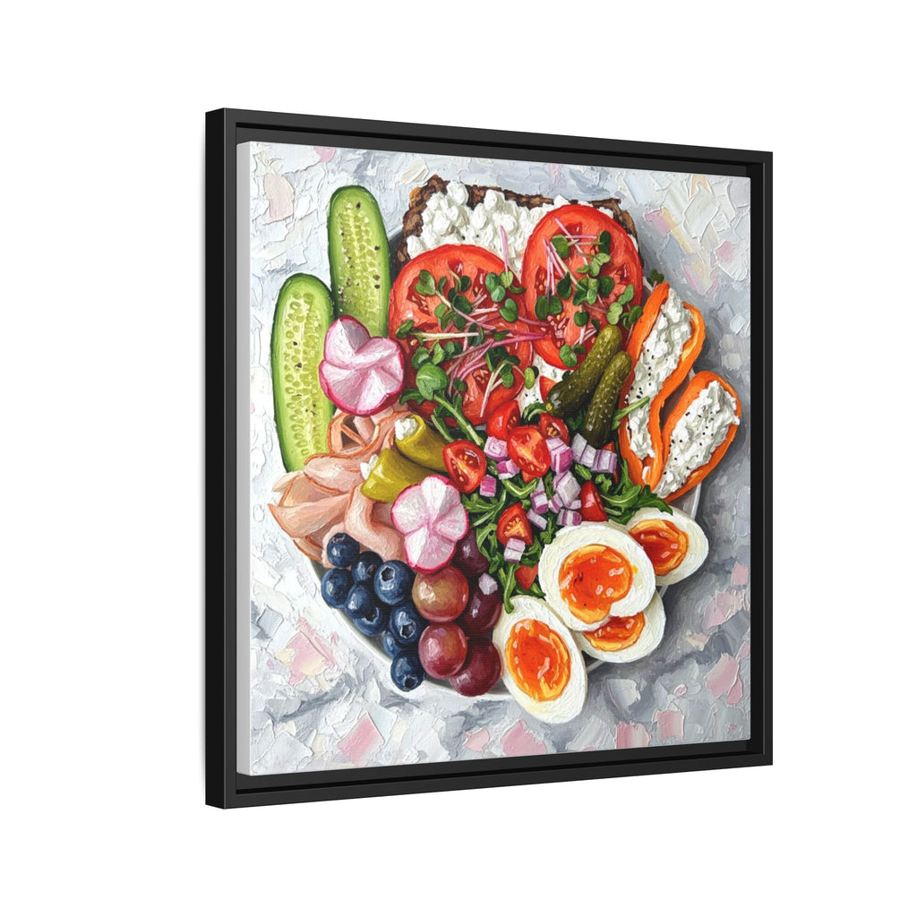 Healthy Meal Canvas Print Kitchen Art