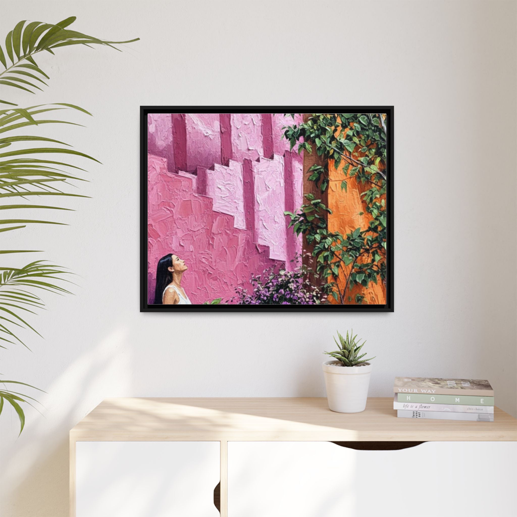 Matte Canvas, Framed (Multi-color)