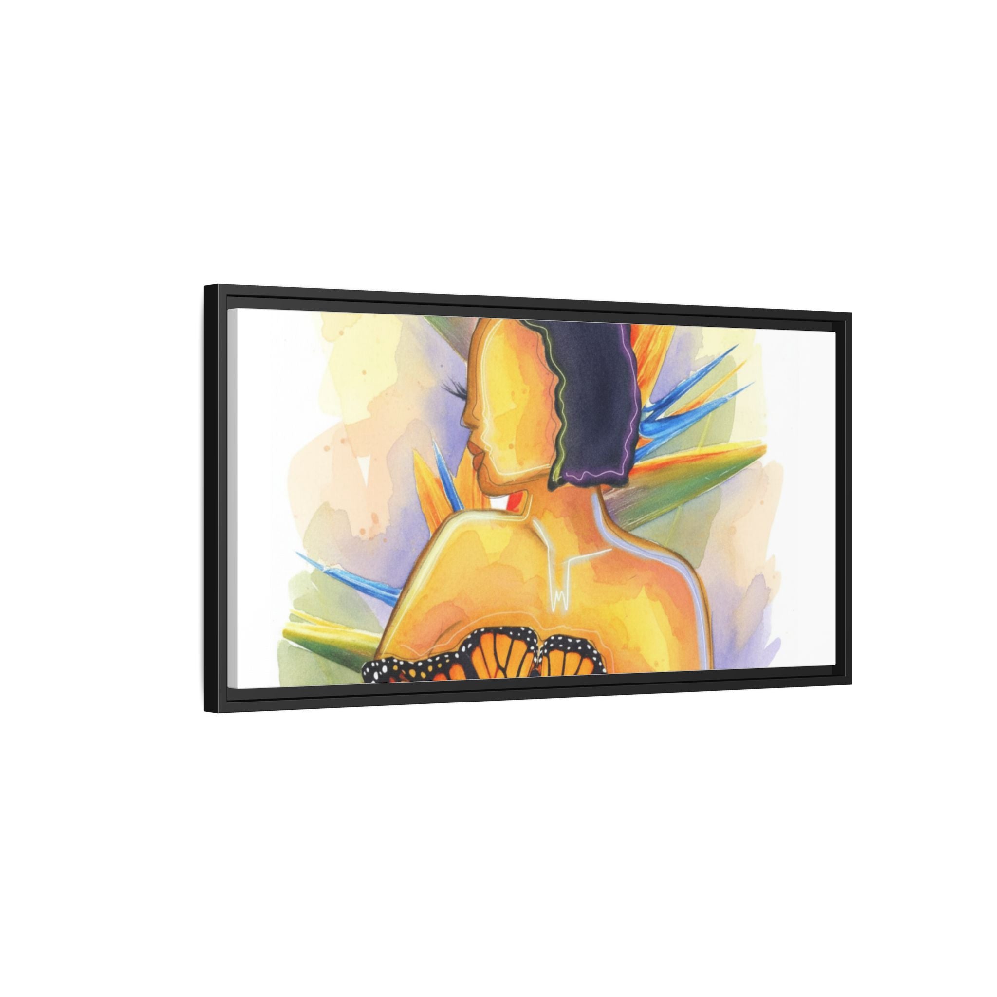 Matte Canvas, Framed (Multi-color)