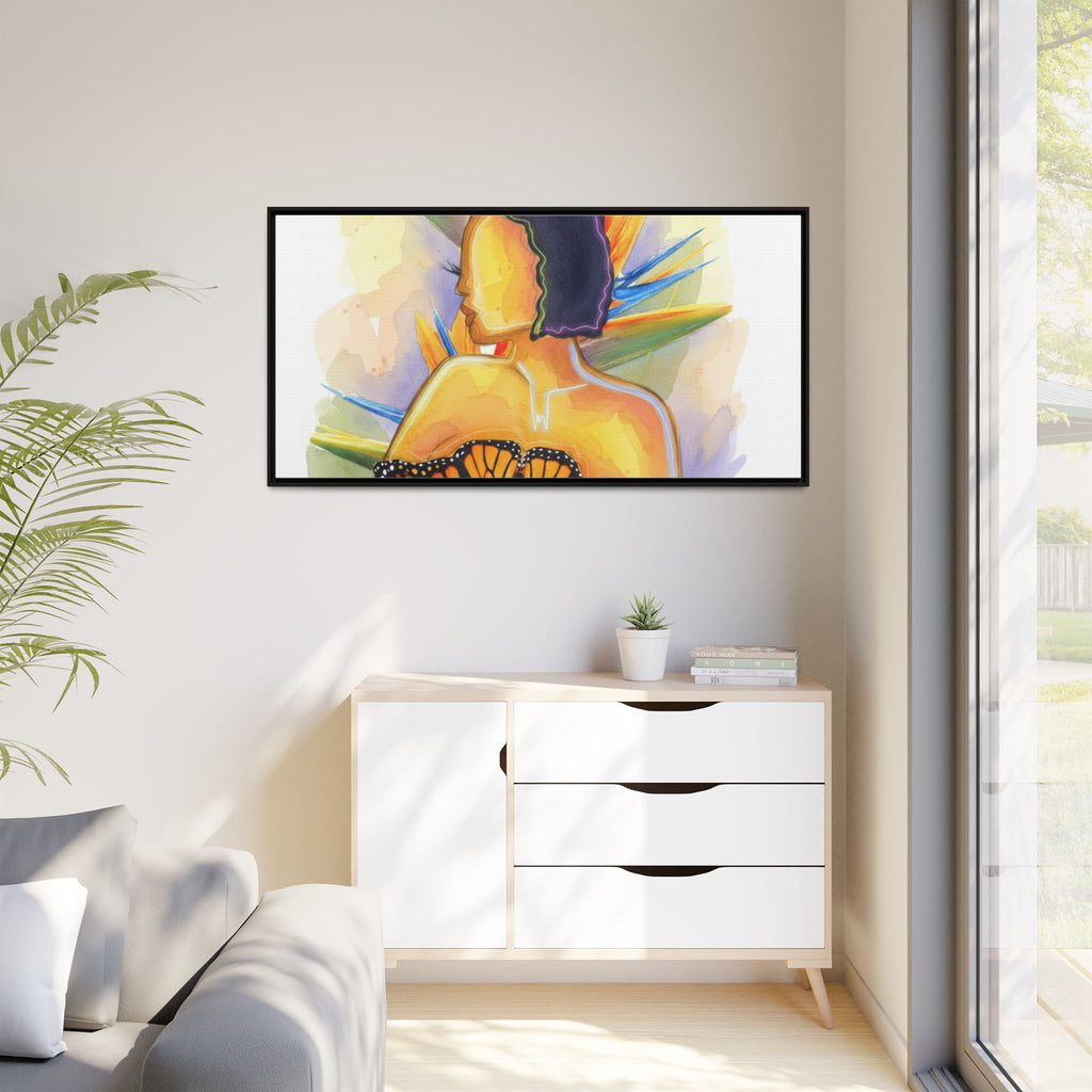 Matte Canvas, Framed (Multi-color)