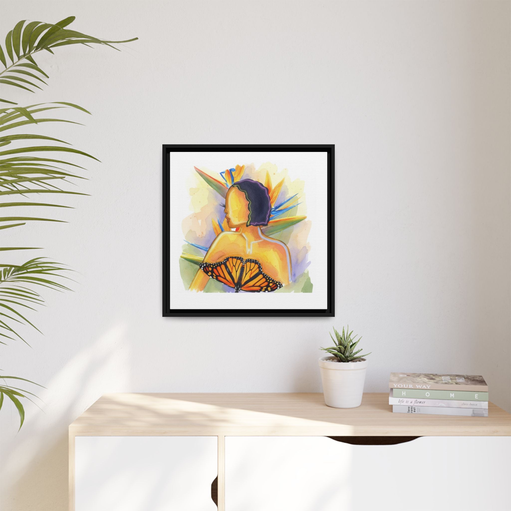 Matte Canvas, Framed (Multi-color)