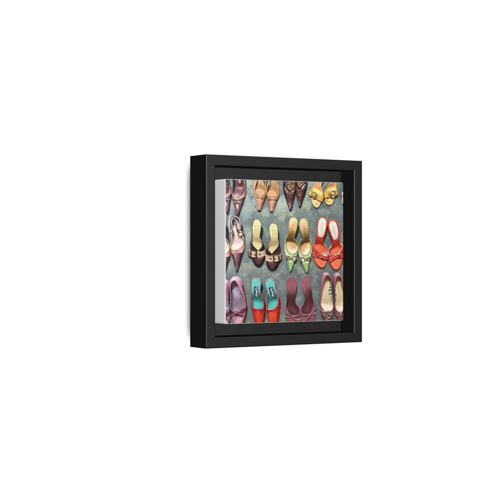 Luxury heels Matte Canvas, Framed (Multi-color)