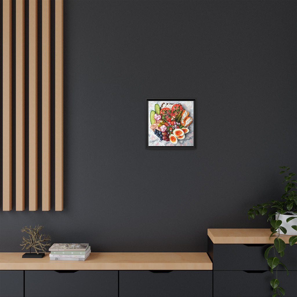 Healthy Meal Canvas Print Kitchen Art