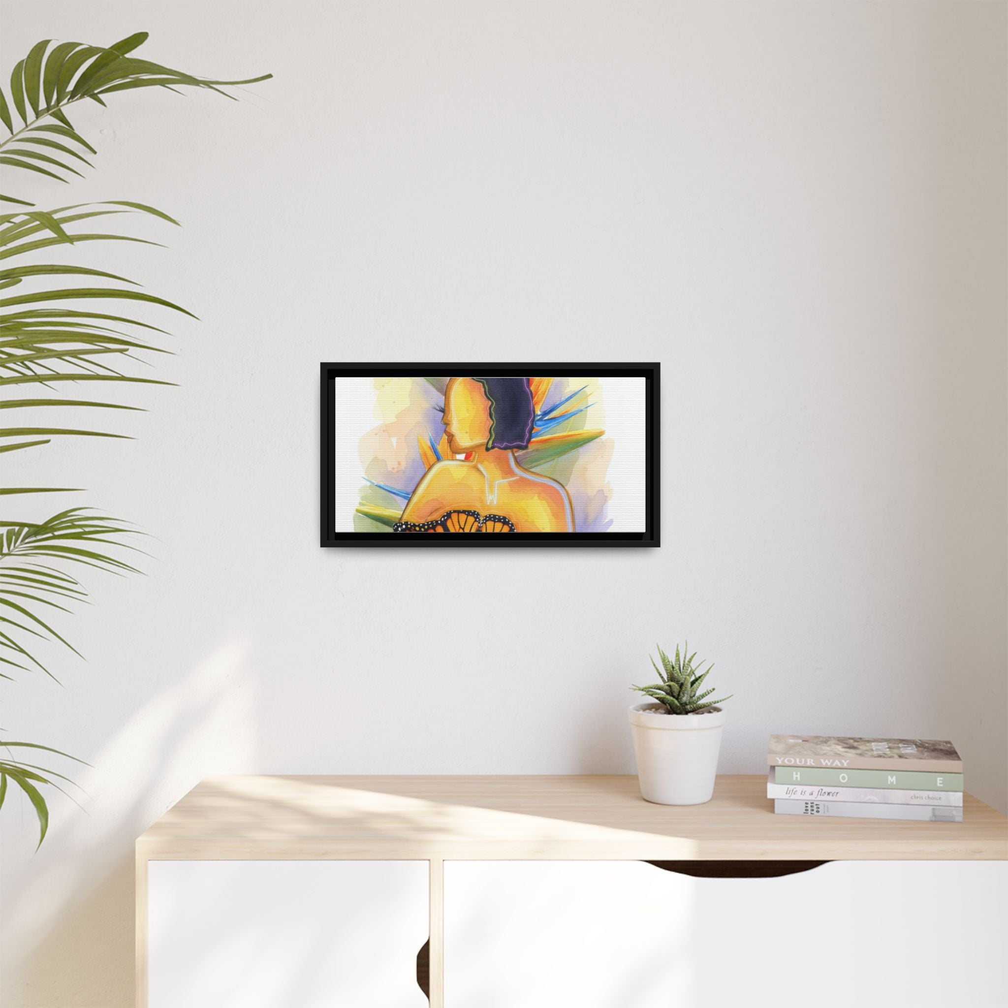 Matte Canvas, Framed (Multi-color)