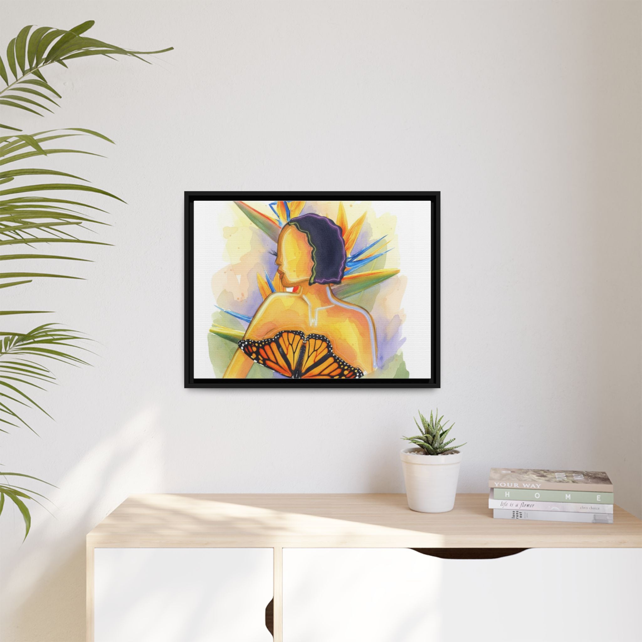 Matte Canvas, Framed (Multi-color)