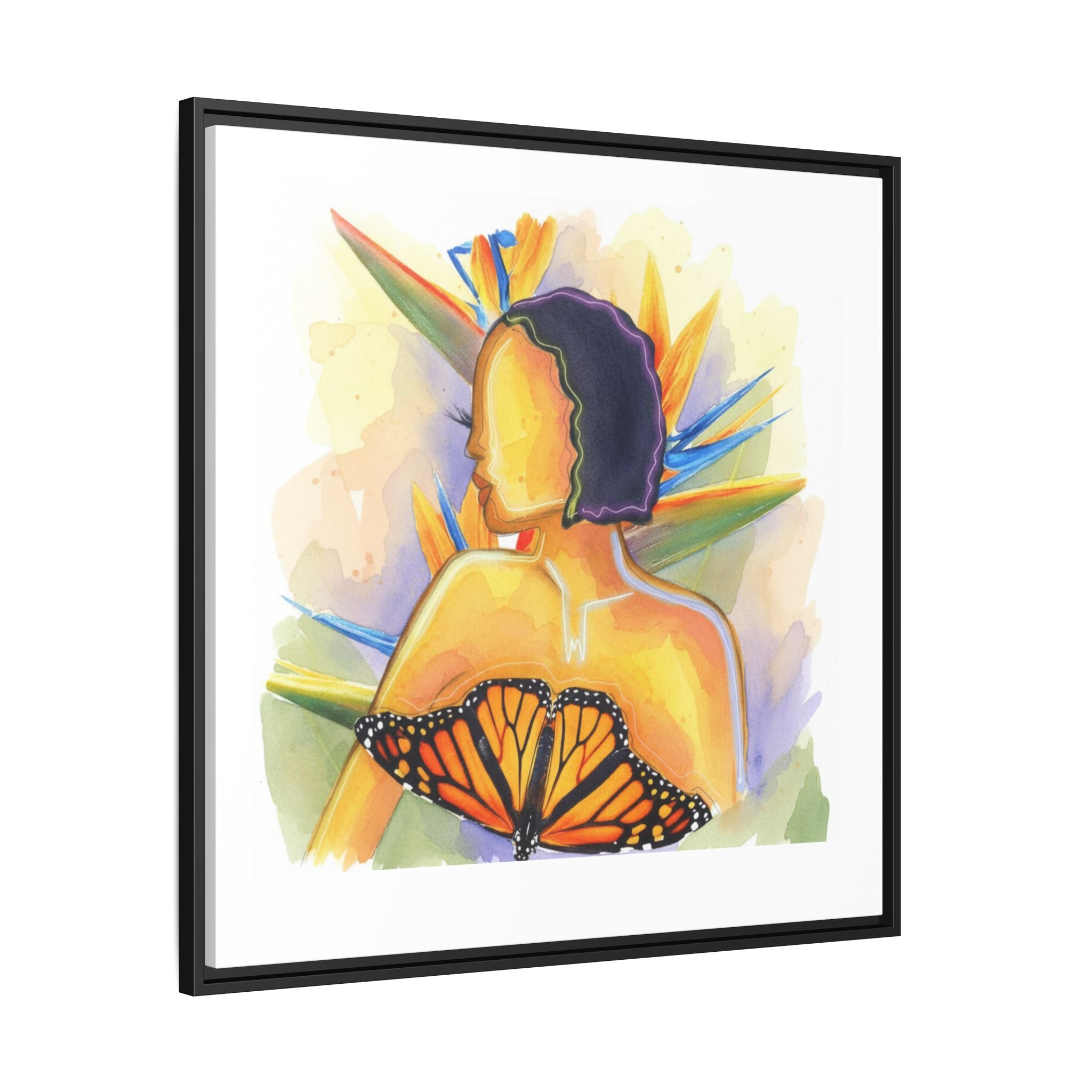 Matte Canvas, Framed (Multi-color)