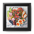 Healthy Meal Canvas Print Kitchen Art