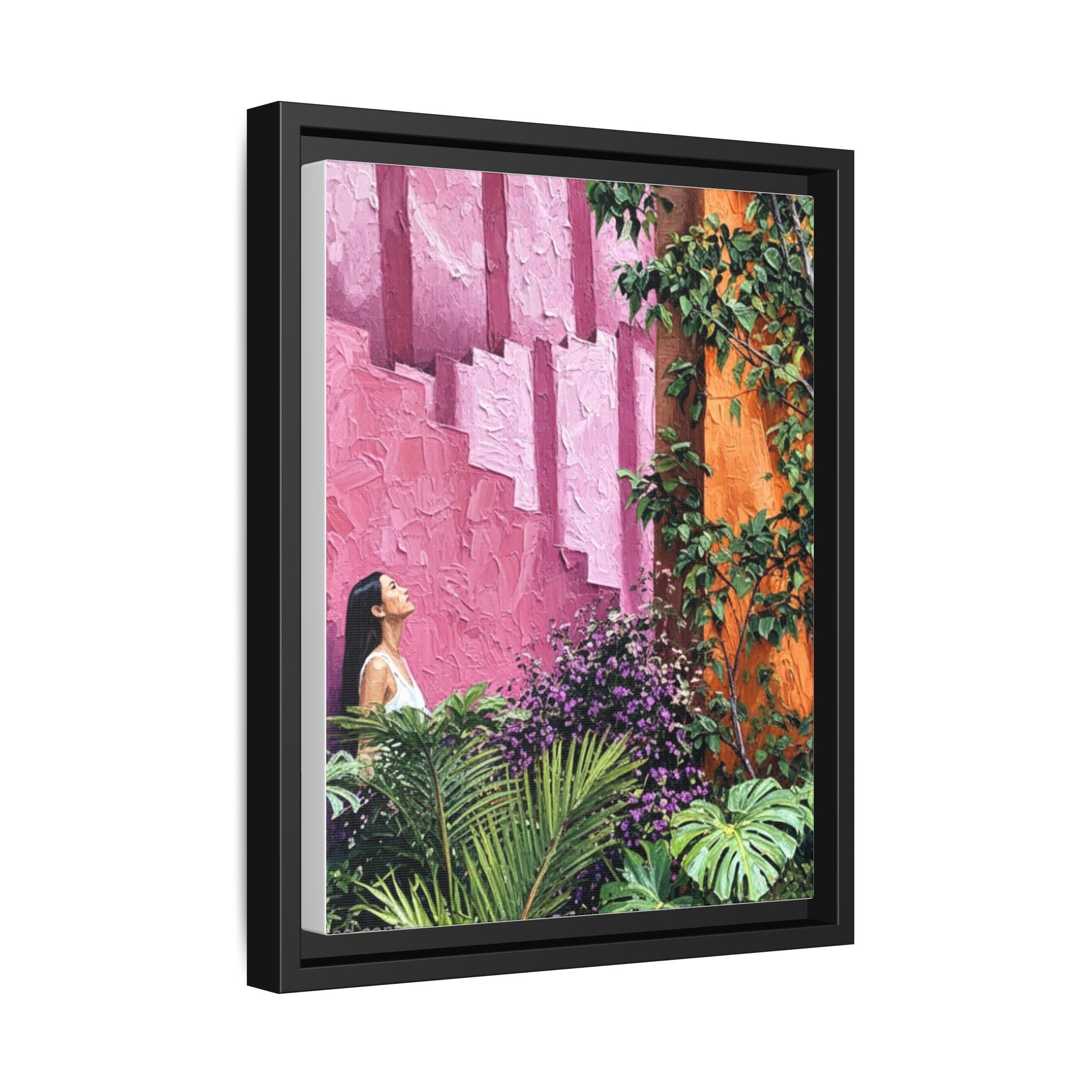 Matte Canvas, Framed (Multi-color)