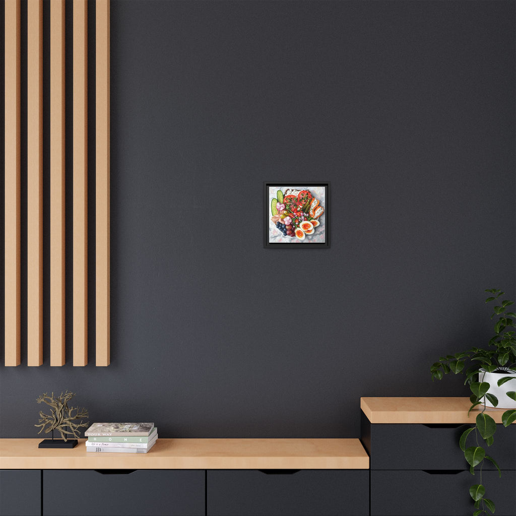 Healthy Meal Canvas Print Kitchen Art