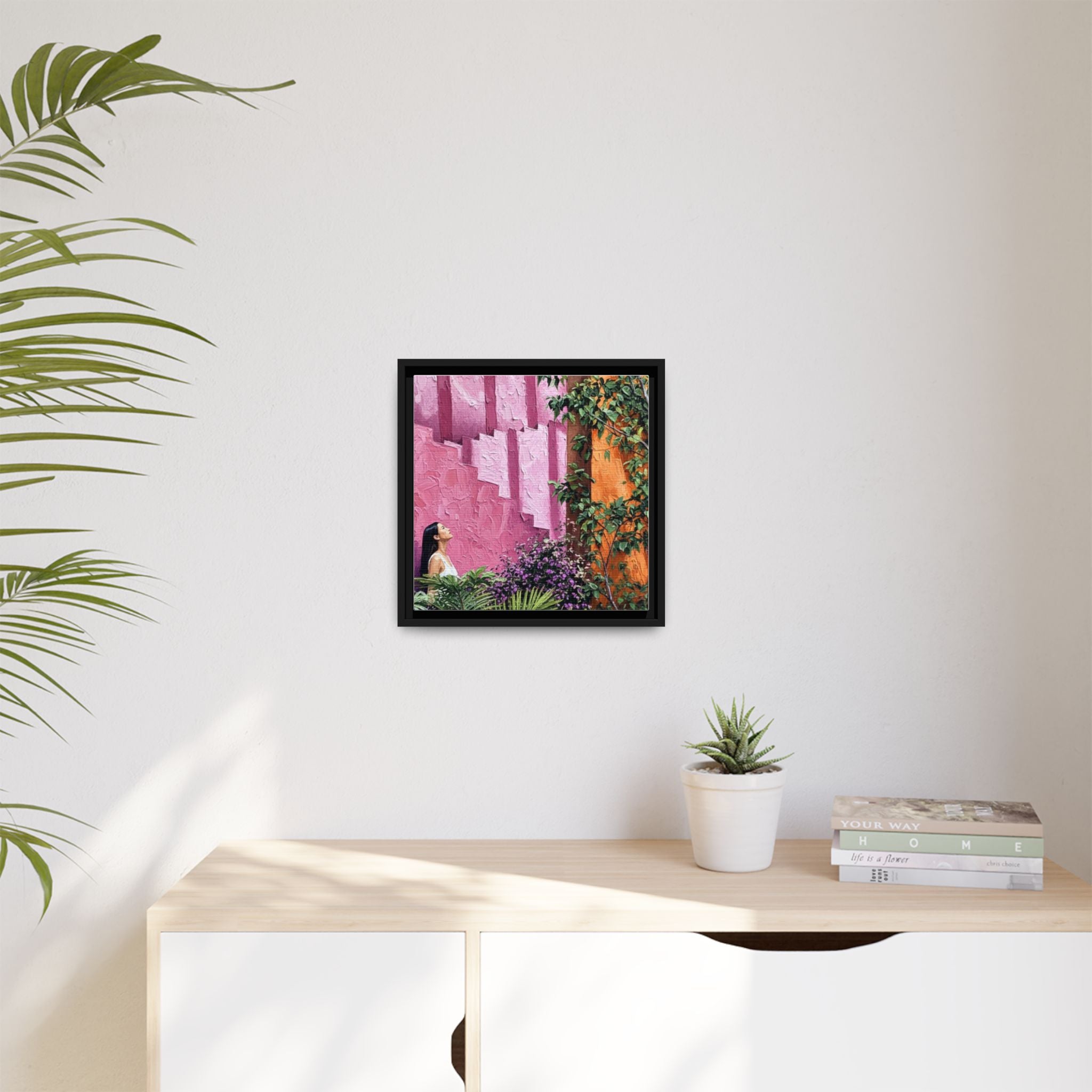 Matte Canvas, Framed (Multi-color)