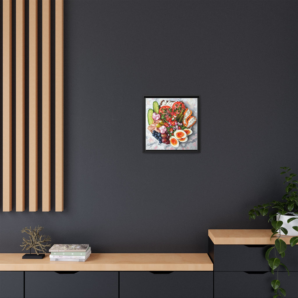 Healthy Meal Canvas Print Kitchen Art